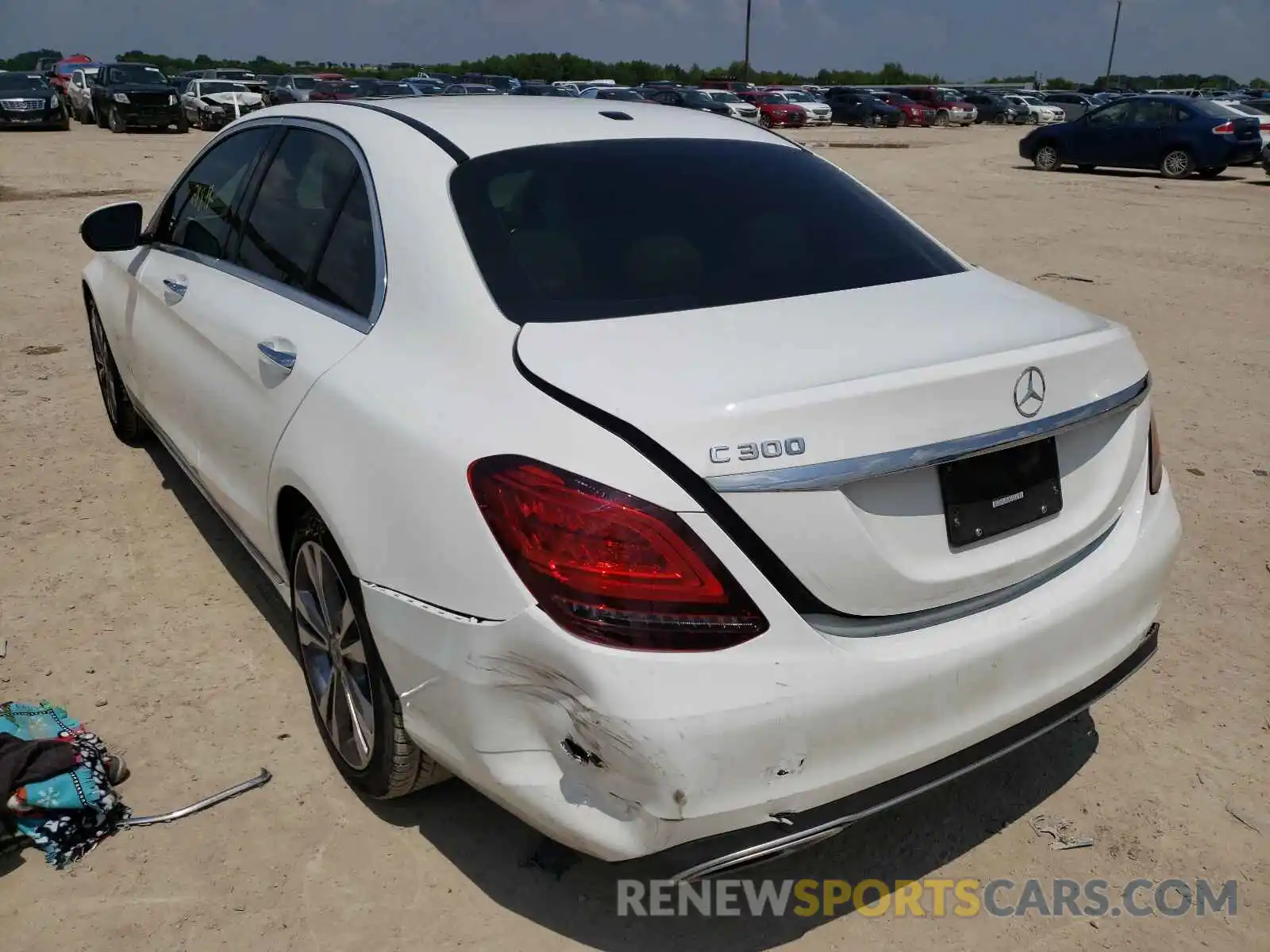 3 Photograph of a damaged car 55SWF8DB7KU294275 MERCEDES-BENZ C-CLASS 2019