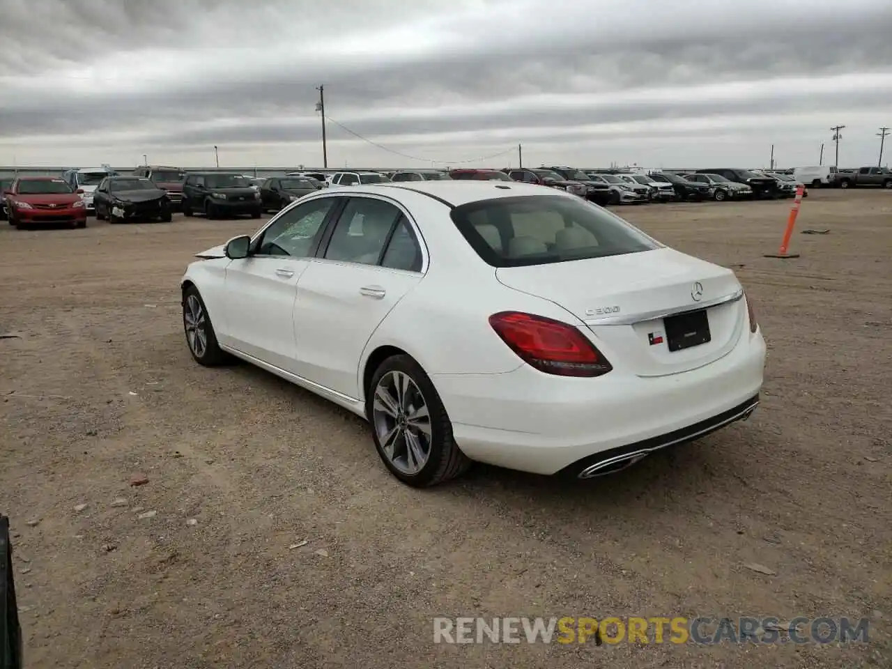 3 Photograph of a damaged car 55SWF8DB7KU294406 MERCEDES-BENZ C-CLASS 2019