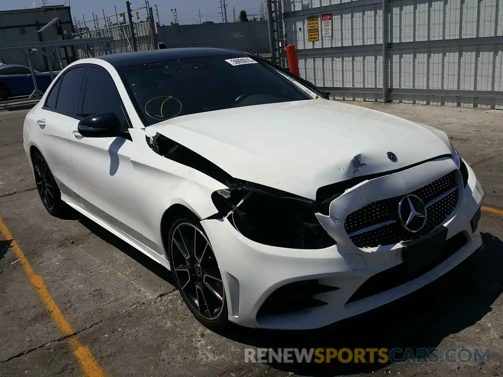 1 Photograph of a damaged car 55SWF8DB7KU296964 MERCEDES-BENZ C CLASS 2019