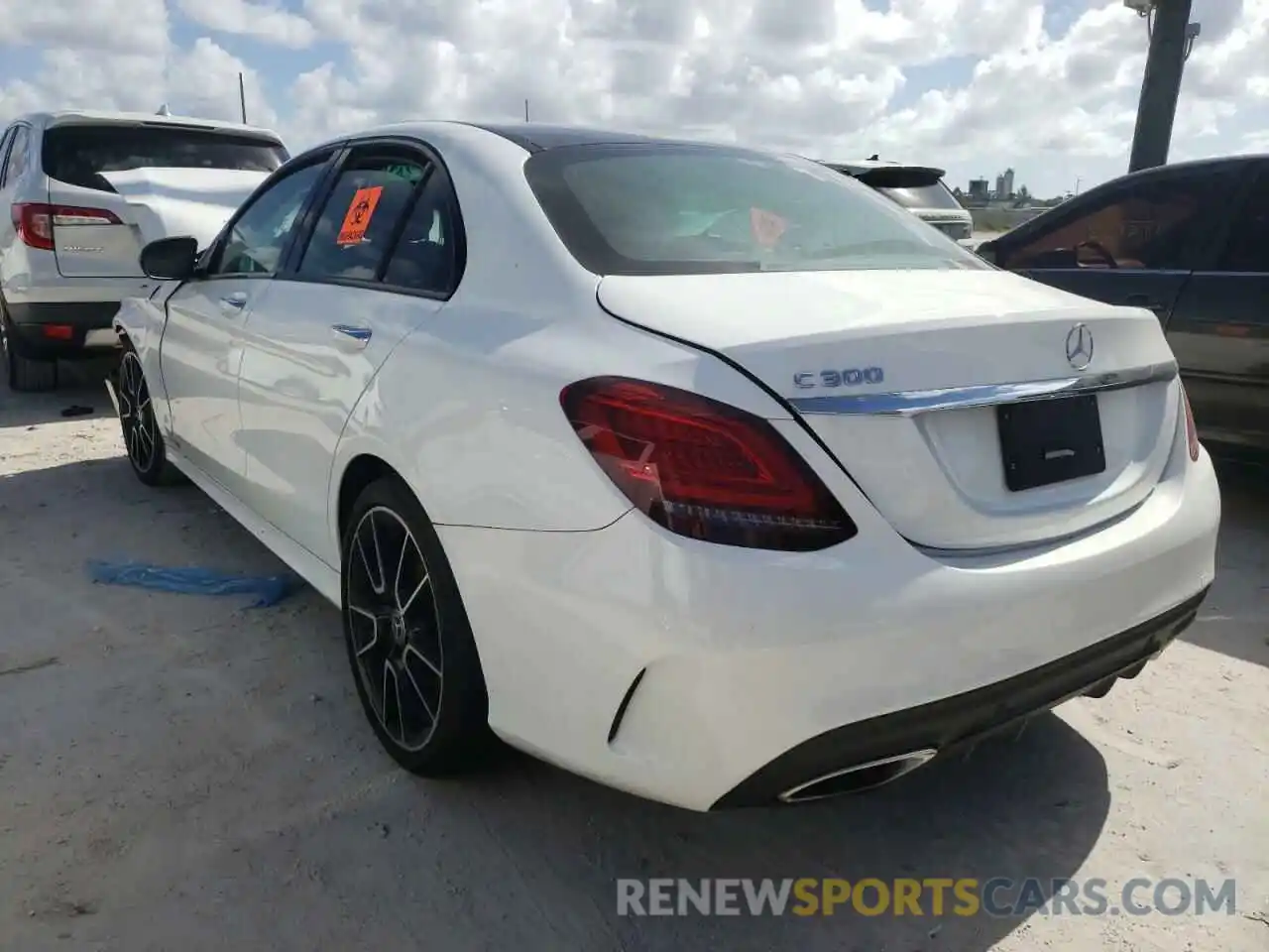 3 Photograph of a damaged car 55SWF8DB7KU297080 MERCEDES-BENZ C-CLASS 2019