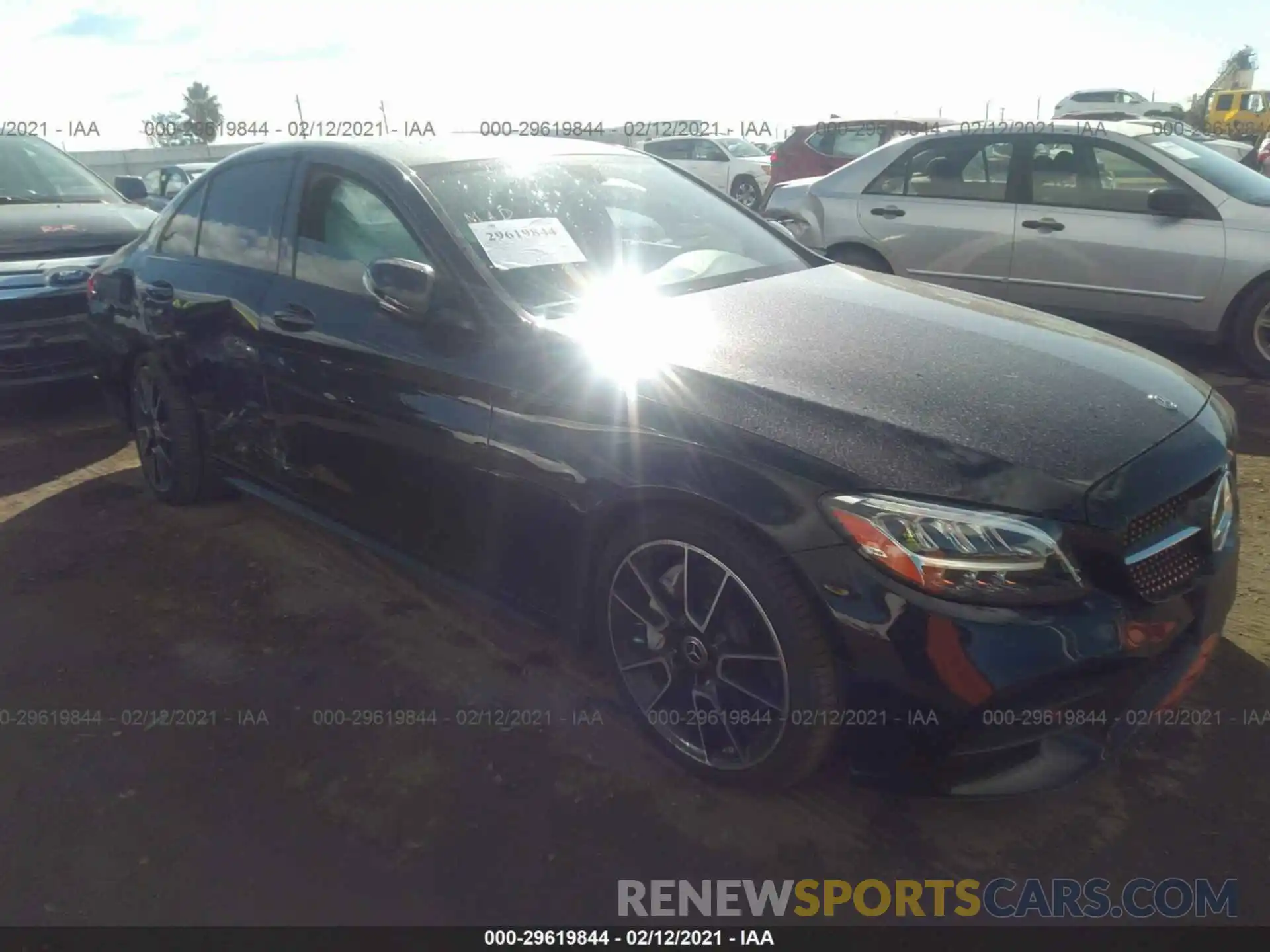 1 Photograph of a damaged car 55SWF8DB7KU298178 MERCEDES-BENZ C-CLASS 2019