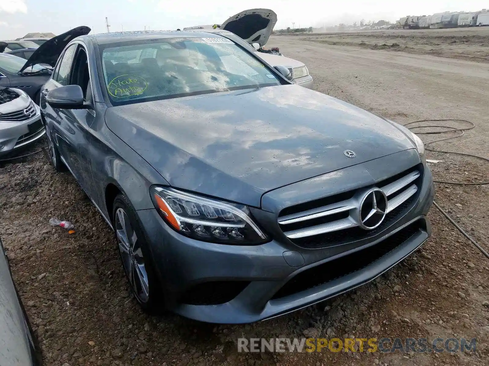 1 Photograph of a damaged car 55SWF8DB7KU298651 MERCEDES-BENZ C CLASS 2019