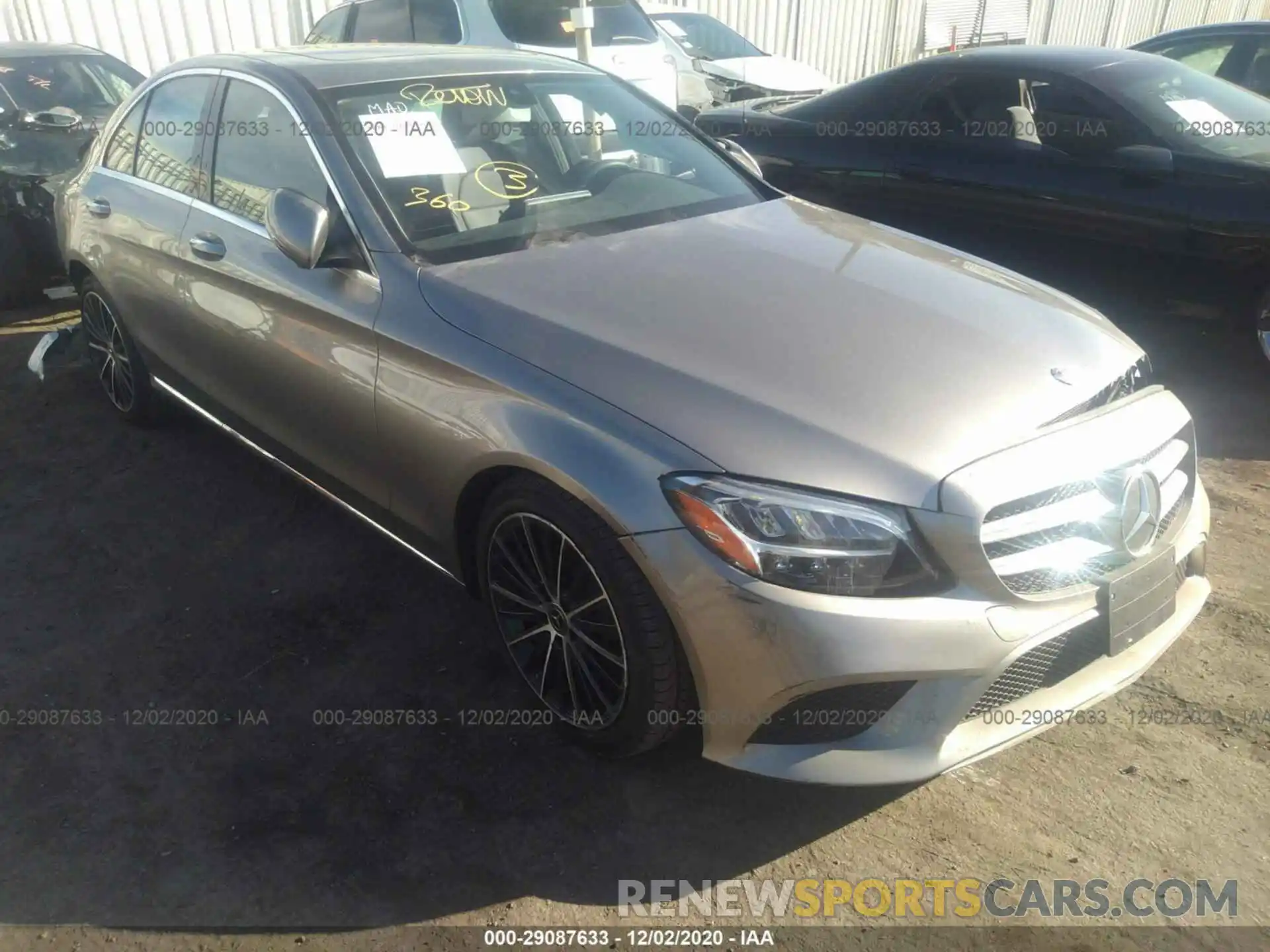 1 Photograph of a damaged car 55SWF8DB7KU299704 MERCEDES-BENZ C-CLASS 2019