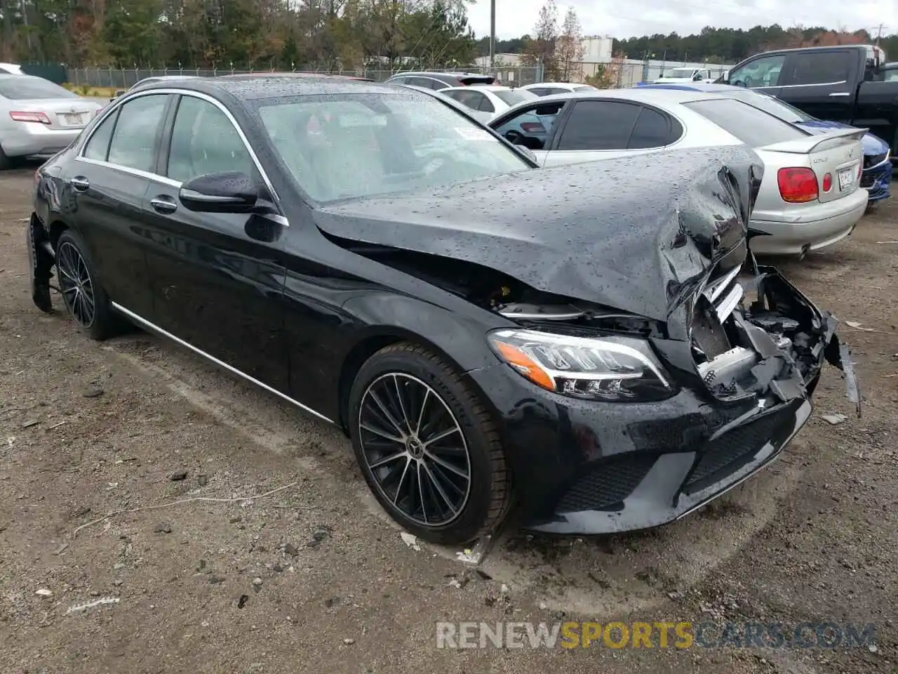 1 Photograph of a damaged car 55SWF8DB7KU307221 MERCEDES-BENZ C-CLASS 2019