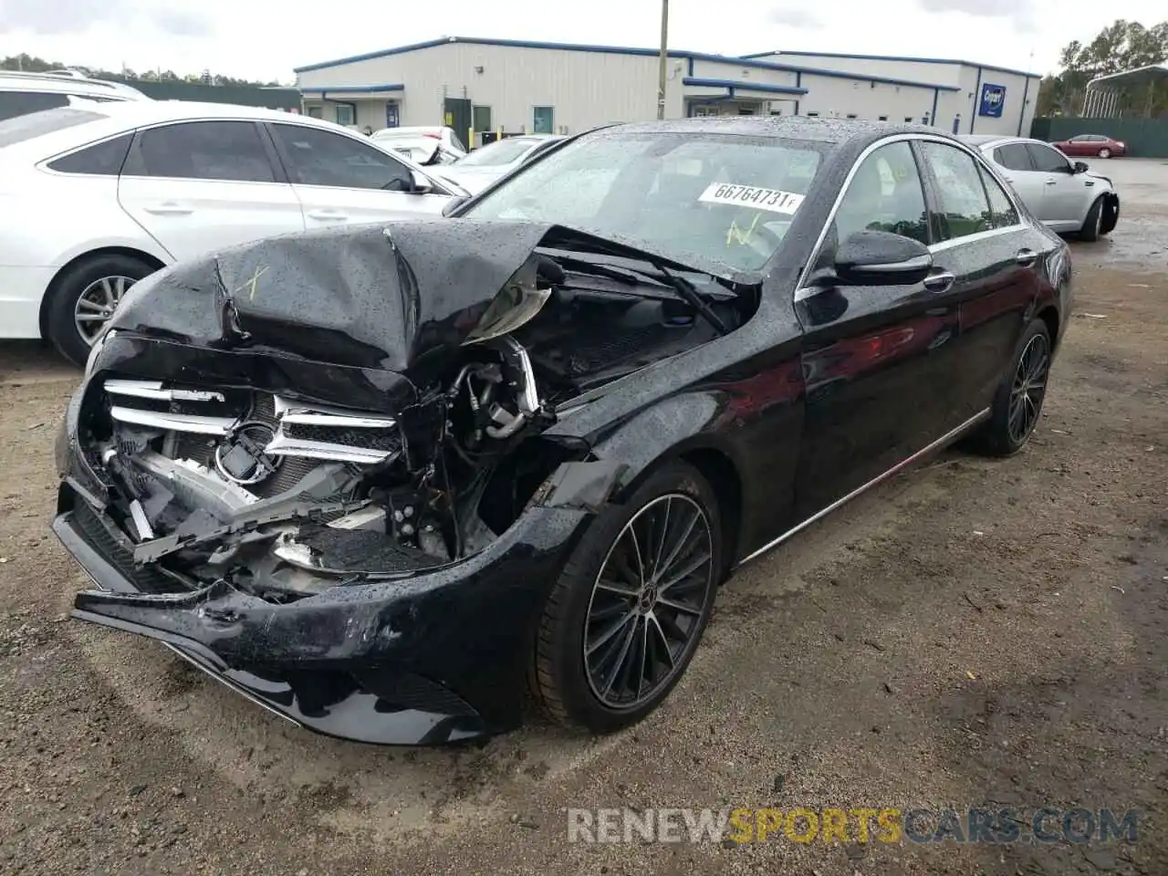 2 Photograph of a damaged car 55SWF8DB7KU307221 MERCEDES-BENZ C-CLASS 2019