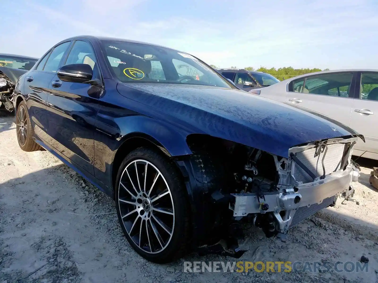 1 Photograph of a damaged car 55SWF8DB7KU307557 MERCEDES-BENZ C CLASS 2019