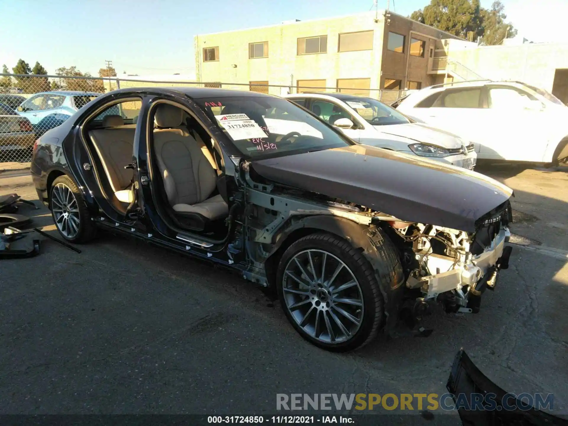 1 Photograph of a damaged car 55SWF8DB7KU307901 MERCEDES-BENZ C-CLASS 2019