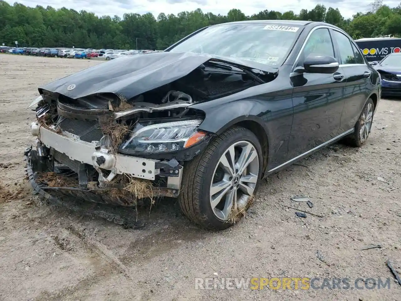 2 Photograph of a damaged car 55SWF8DB7KU307946 MERCEDES-BENZ C-CLASS 2019