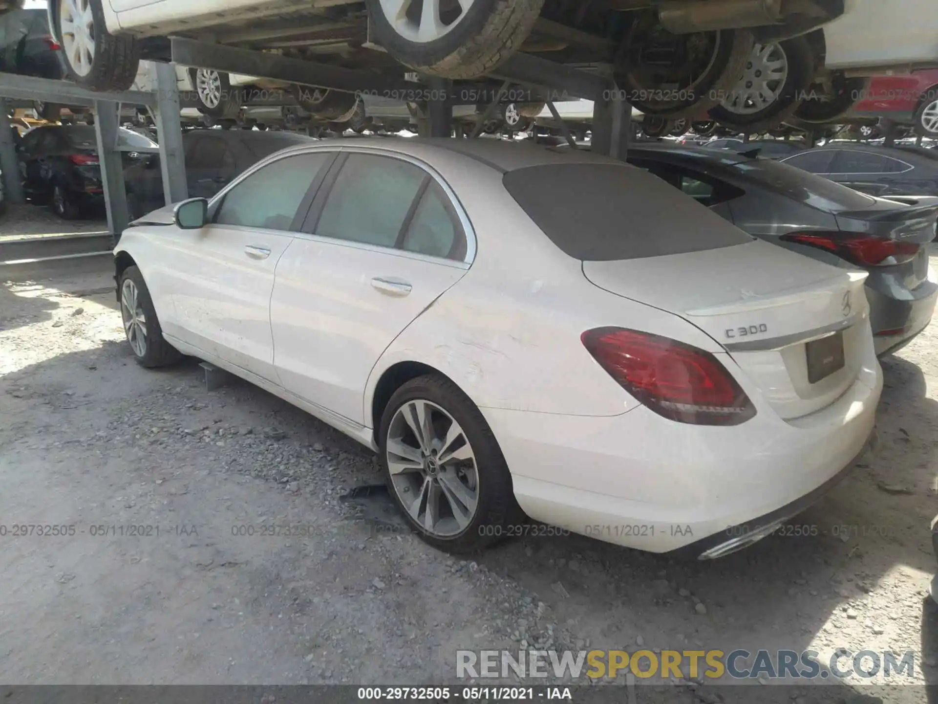 3 Photograph of a damaged car 55SWF8DB7KU309826 MERCEDES-BENZ C-CLASS 2019