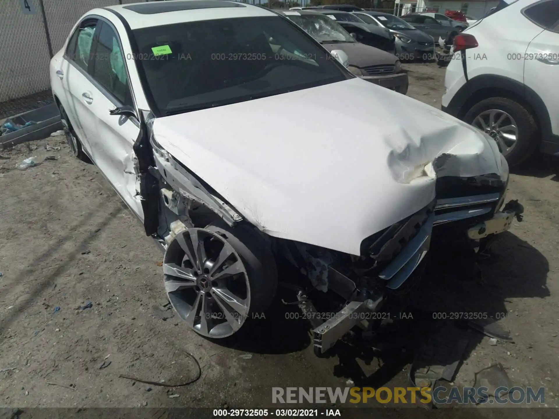 6 Photograph of a damaged car 55SWF8DB7KU309826 MERCEDES-BENZ C-CLASS 2019