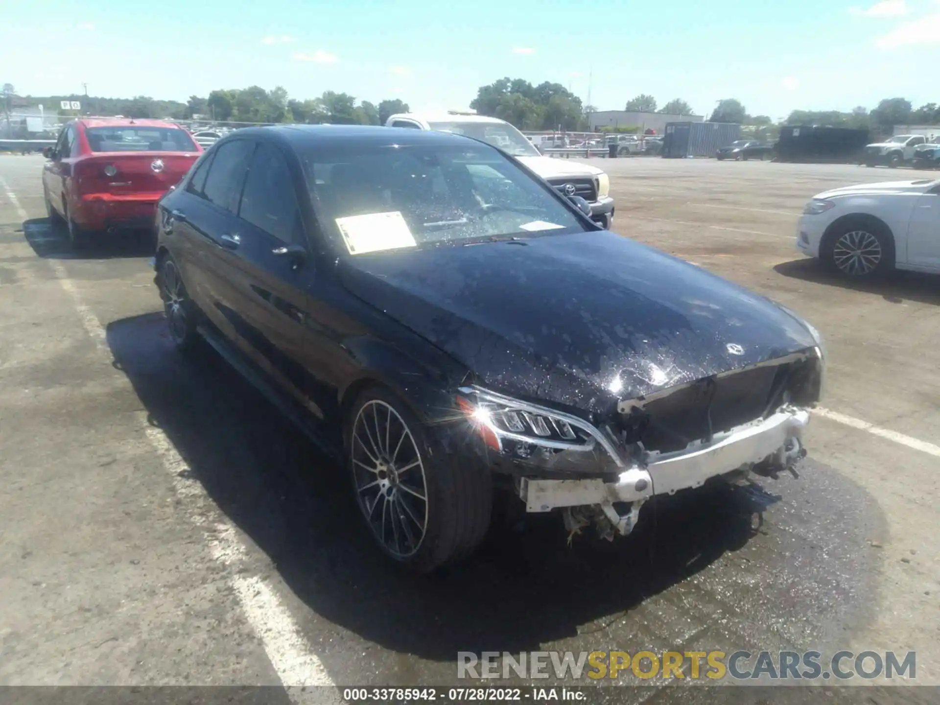 1 Photograph of a damaged car 55SWF8DB7KU310474 MERCEDES-BENZ C-CLASS 2019