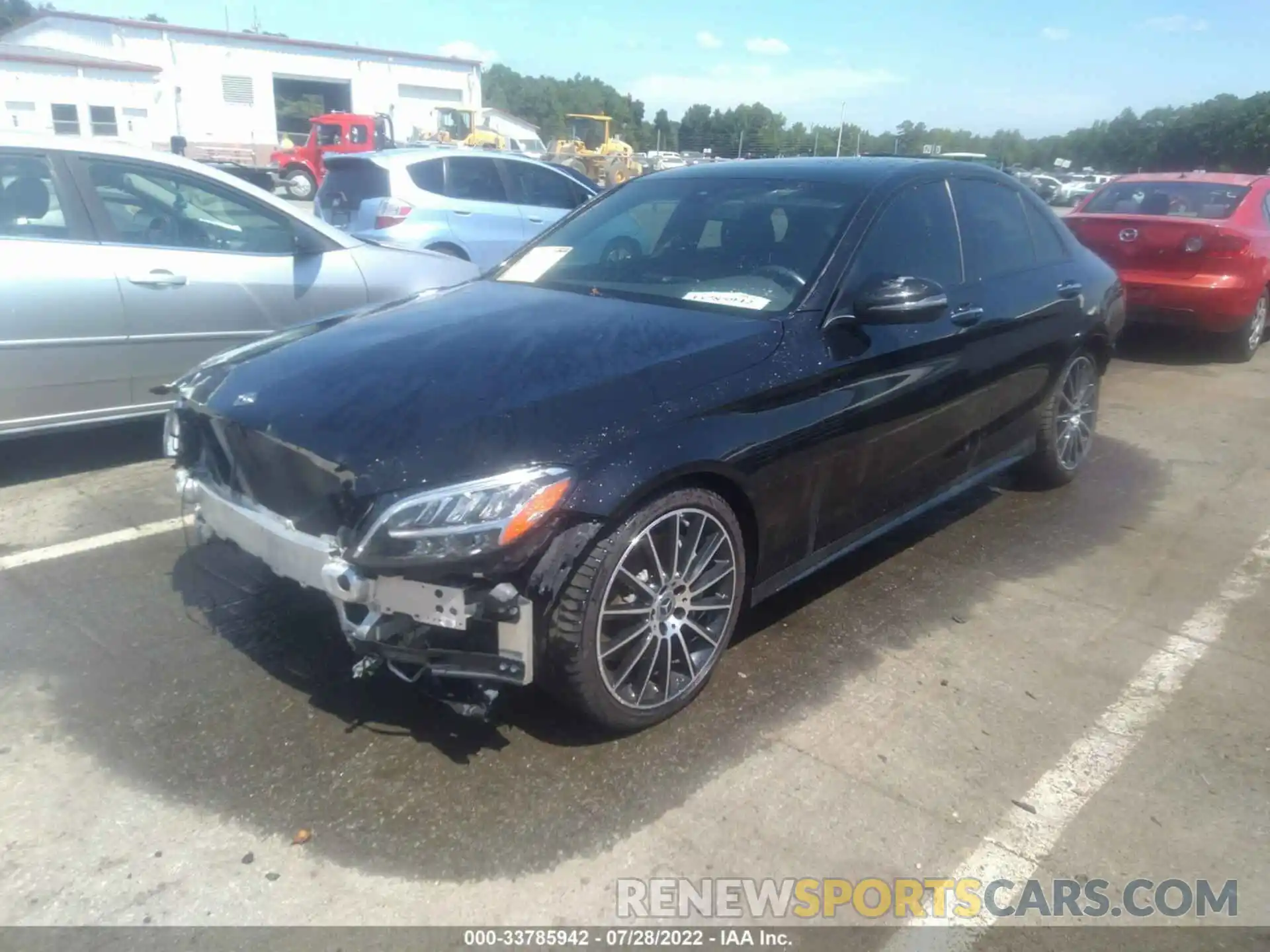 2 Photograph of a damaged car 55SWF8DB7KU310474 MERCEDES-BENZ C-CLASS 2019