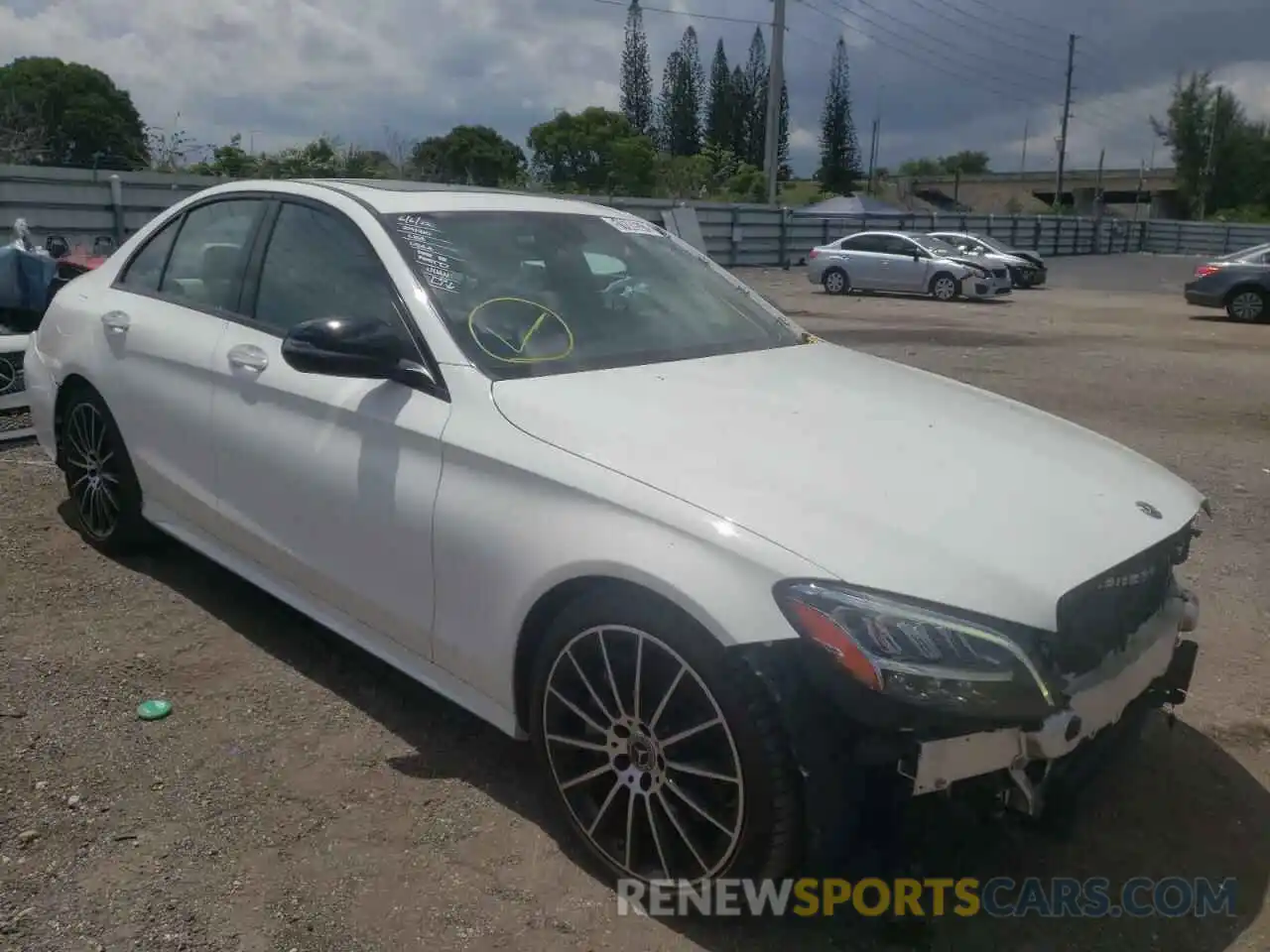 1 Photograph of a damaged car 55SWF8DB7KU311236 MERCEDES-BENZ C-CLASS 2019