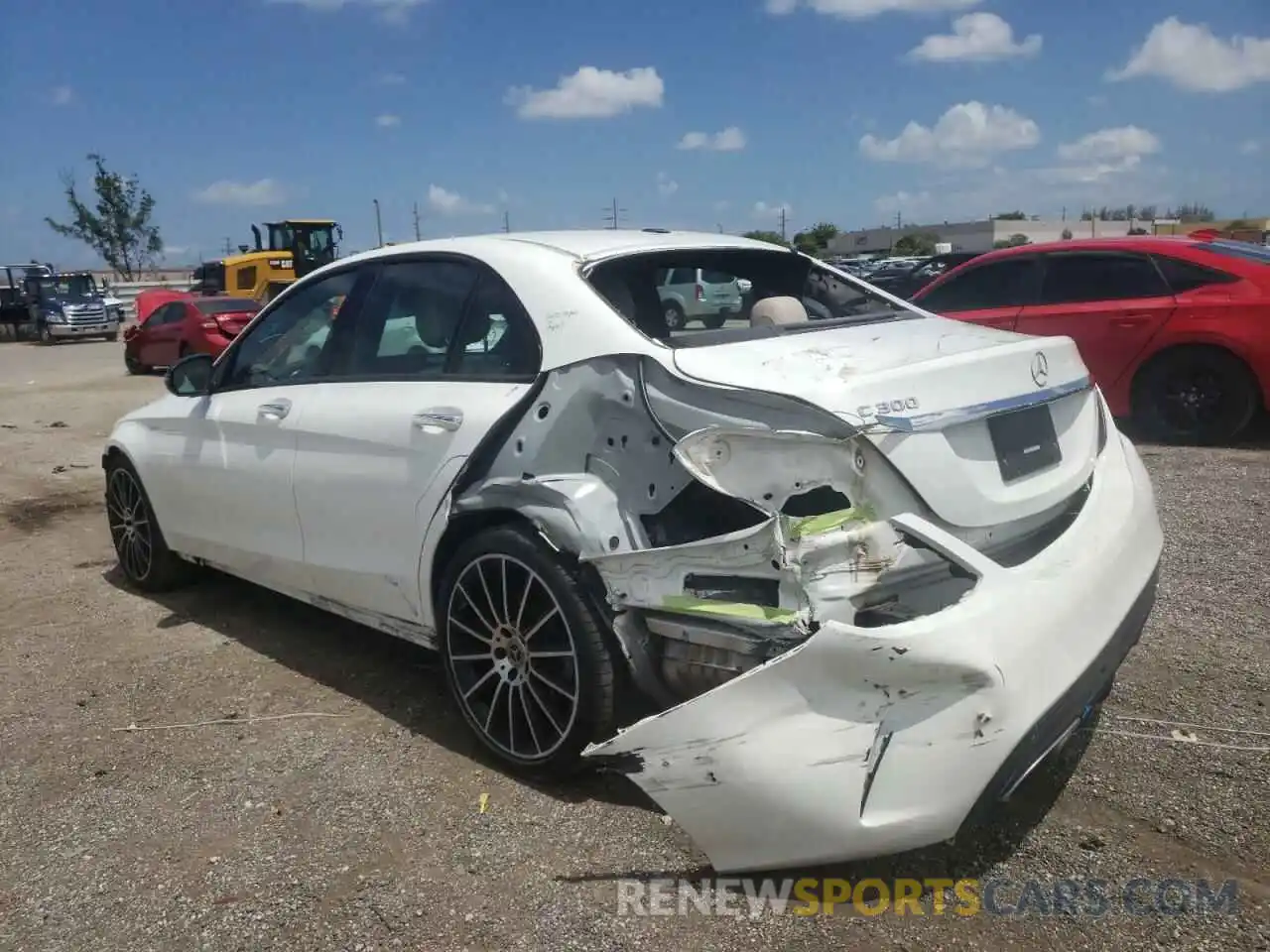 3 Photograph of a damaged car 55SWF8DB7KU311236 MERCEDES-BENZ C-CLASS 2019