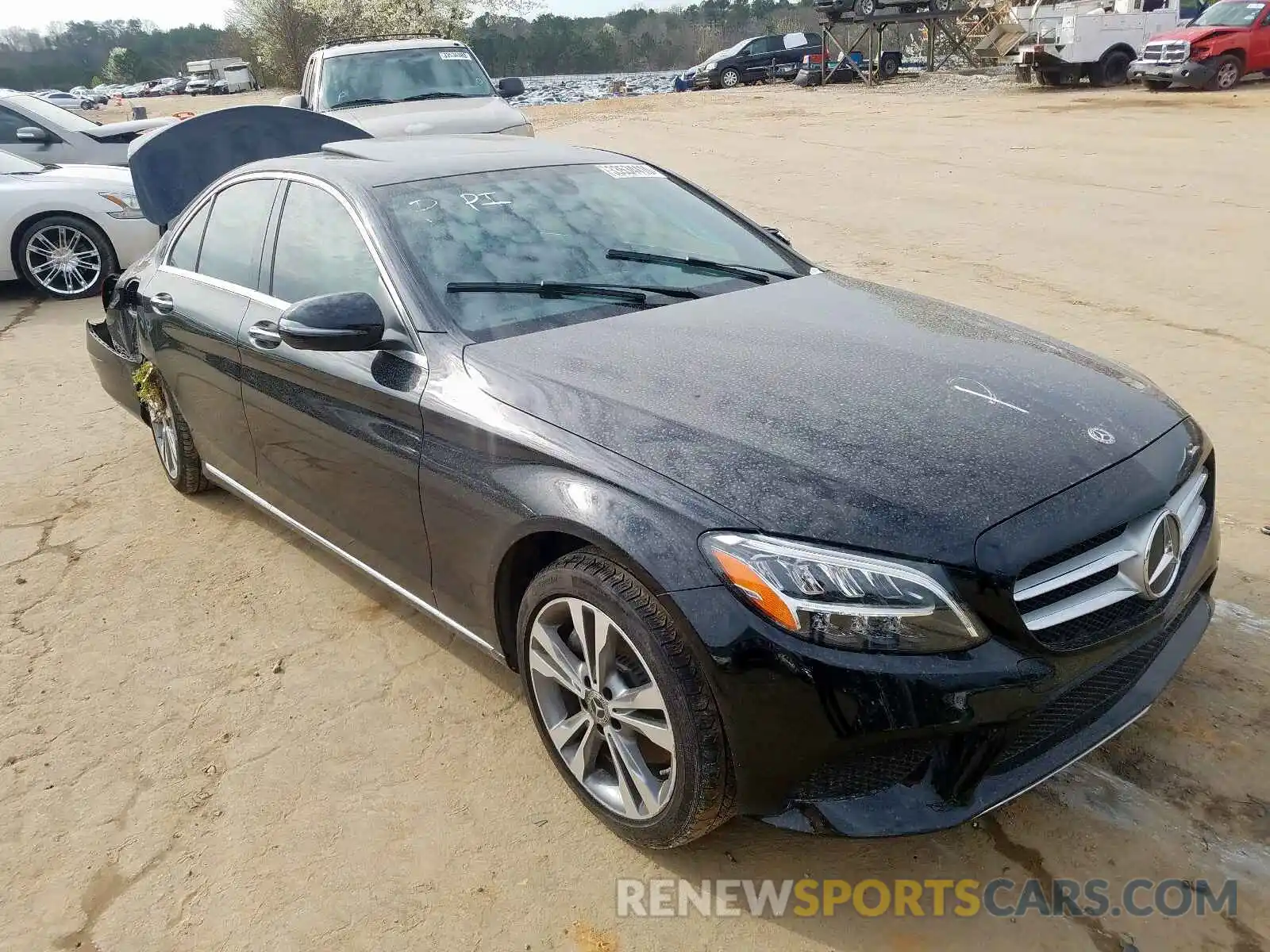 1 Photograph of a damaged car 55SWF8DB7KU311415 MERCEDES-BENZ C CLASS 2019