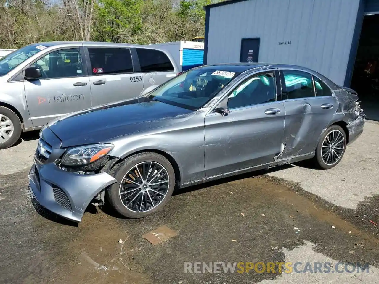 1 Photograph of a damaged car 55SWF8DB7KU312550 MERCEDES-BENZ C-CLASS 2019