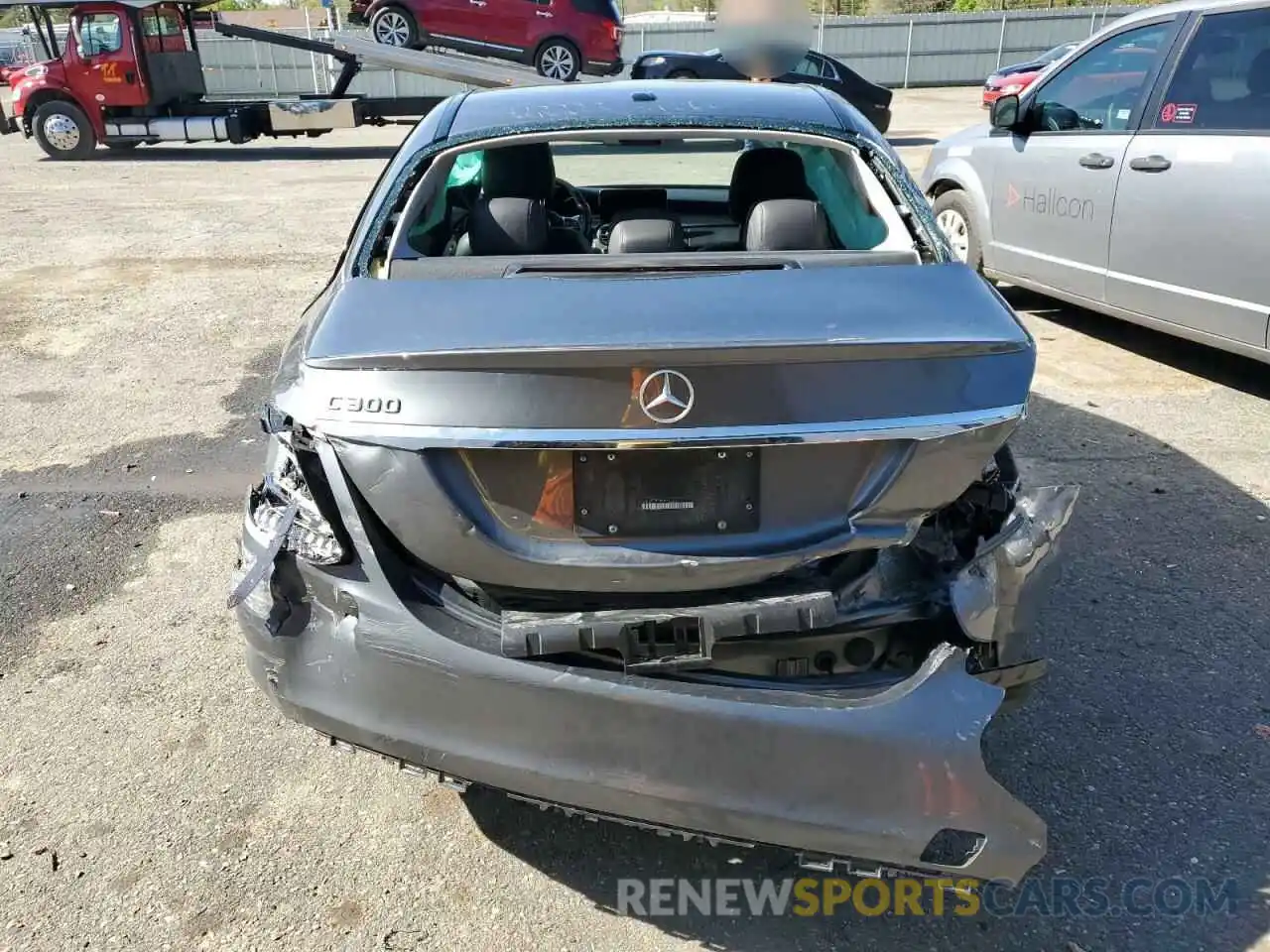 6 Photograph of a damaged car 55SWF8DB7KU312550 MERCEDES-BENZ C-CLASS 2019