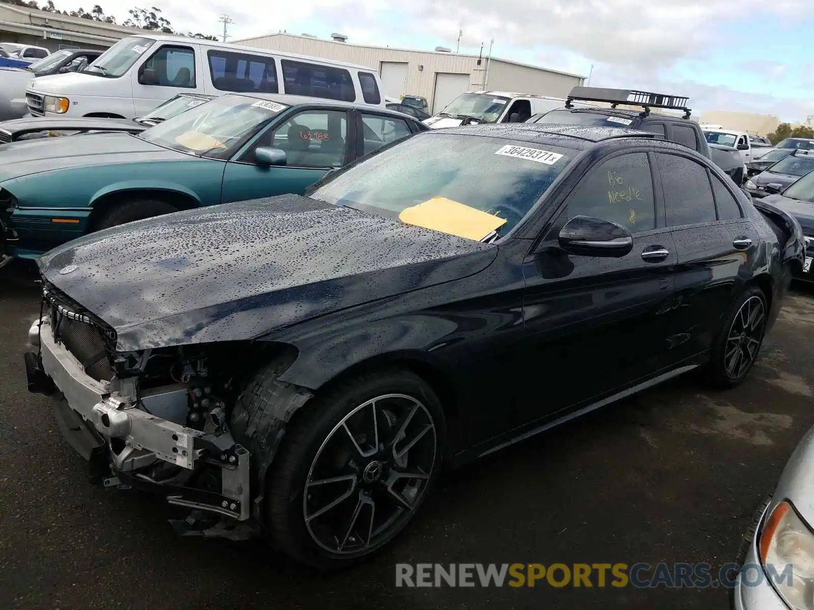 9 Photograph of a damaged car 55SWF8DB7KU313990 MERCEDES-BENZ C CLASS 2019