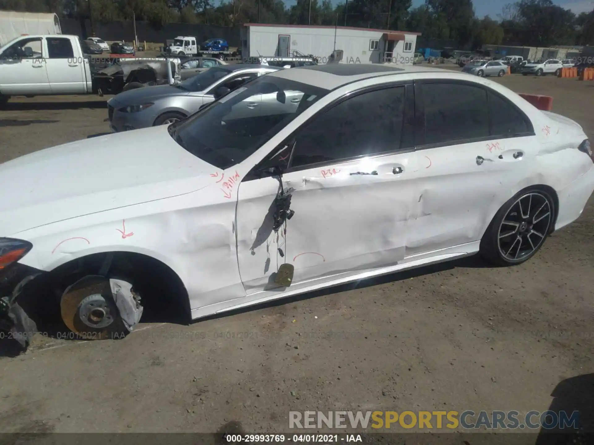 6 Photograph of a damaged car 55SWF8DB7KU316890 MERCEDES-BENZ C-CLASS 2019