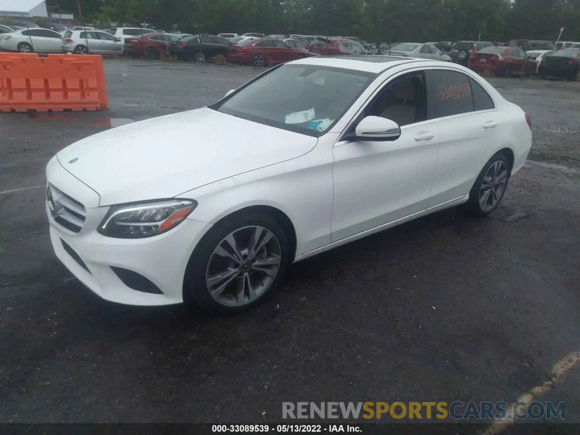 2 Photograph of a damaged car 55SWF8DB7KU317229 MERCEDES-BENZ C-CLASS 2019