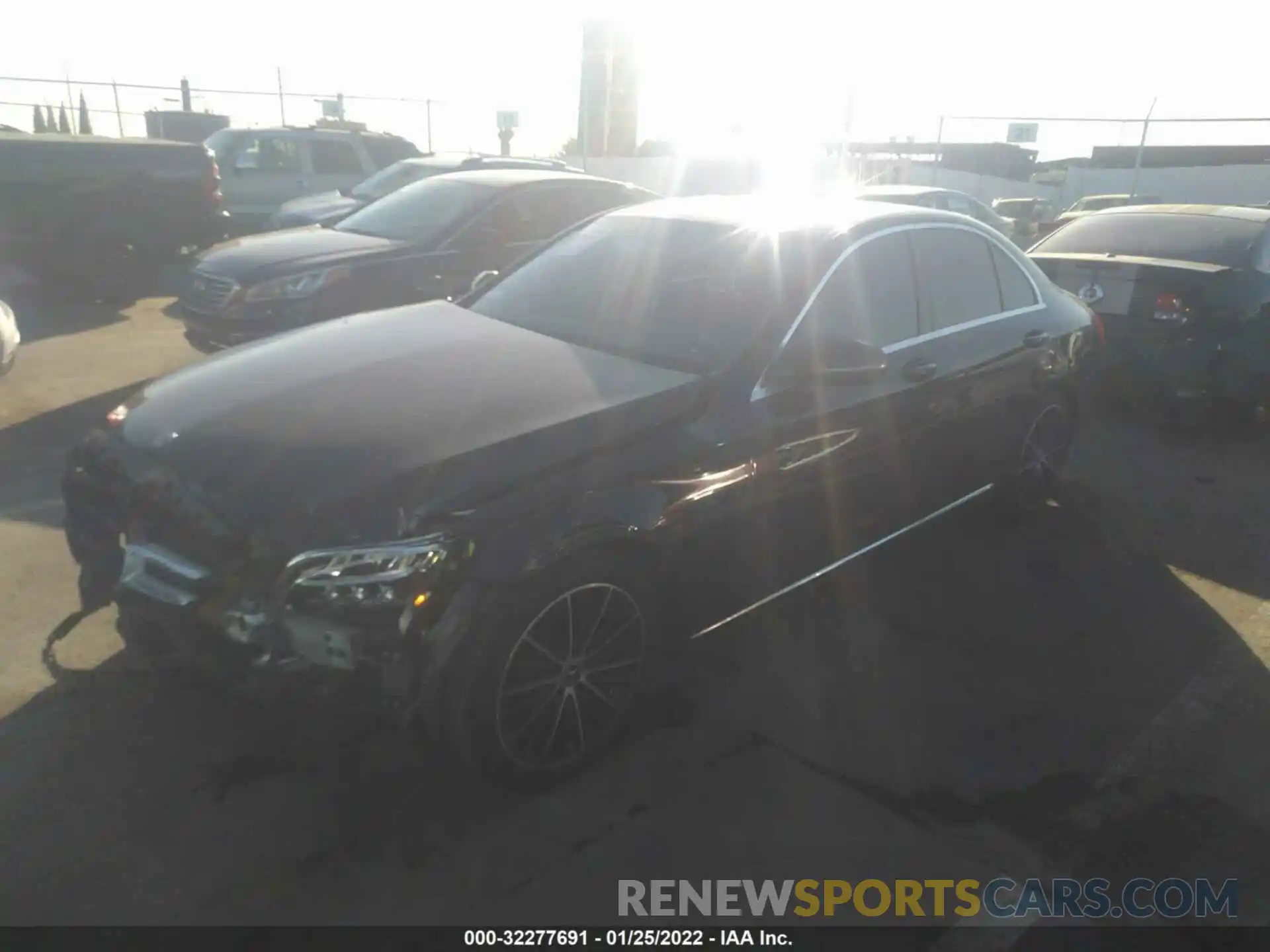 2 Photograph of a damaged car 55SWF8DB7KU317263 MERCEDES-BENZ C-CLASS 2019