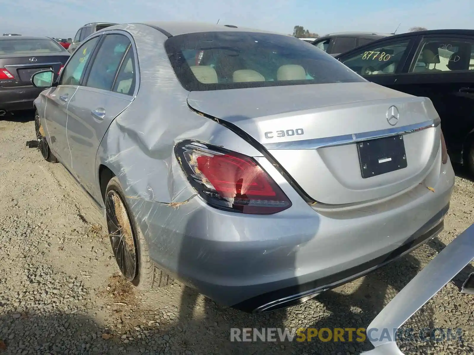 3 Photograph of a damaged car 55SWF8DB7KU317828 MERCEDES-BENZ C-CLASS 2019