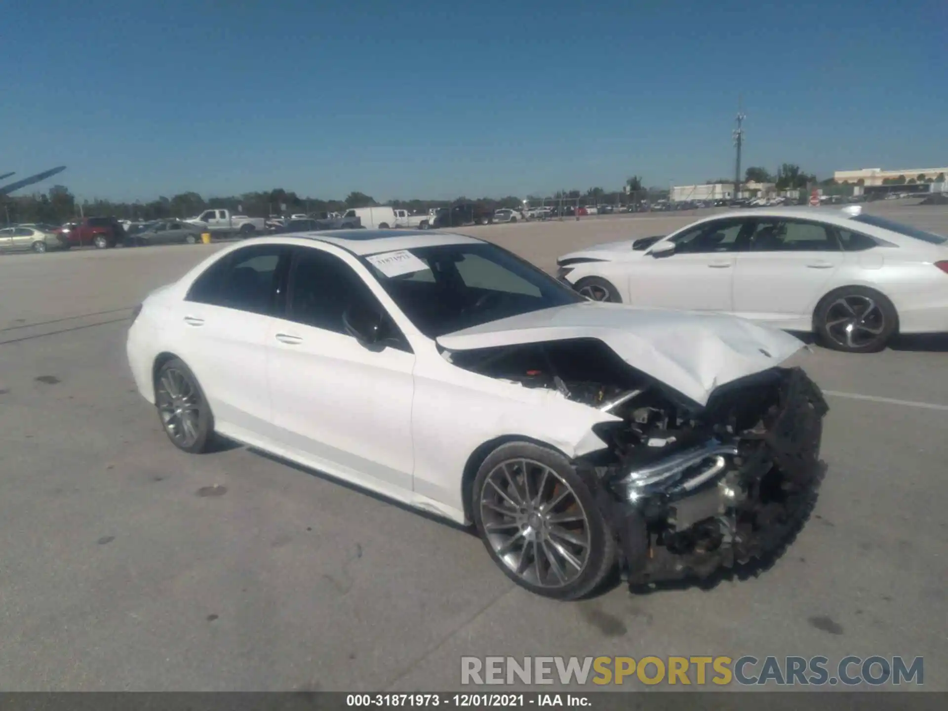 1 Photograph of a damaged car 55SWF8DB7KU318008 MERCEDES-BENZ C-CLASS 2019