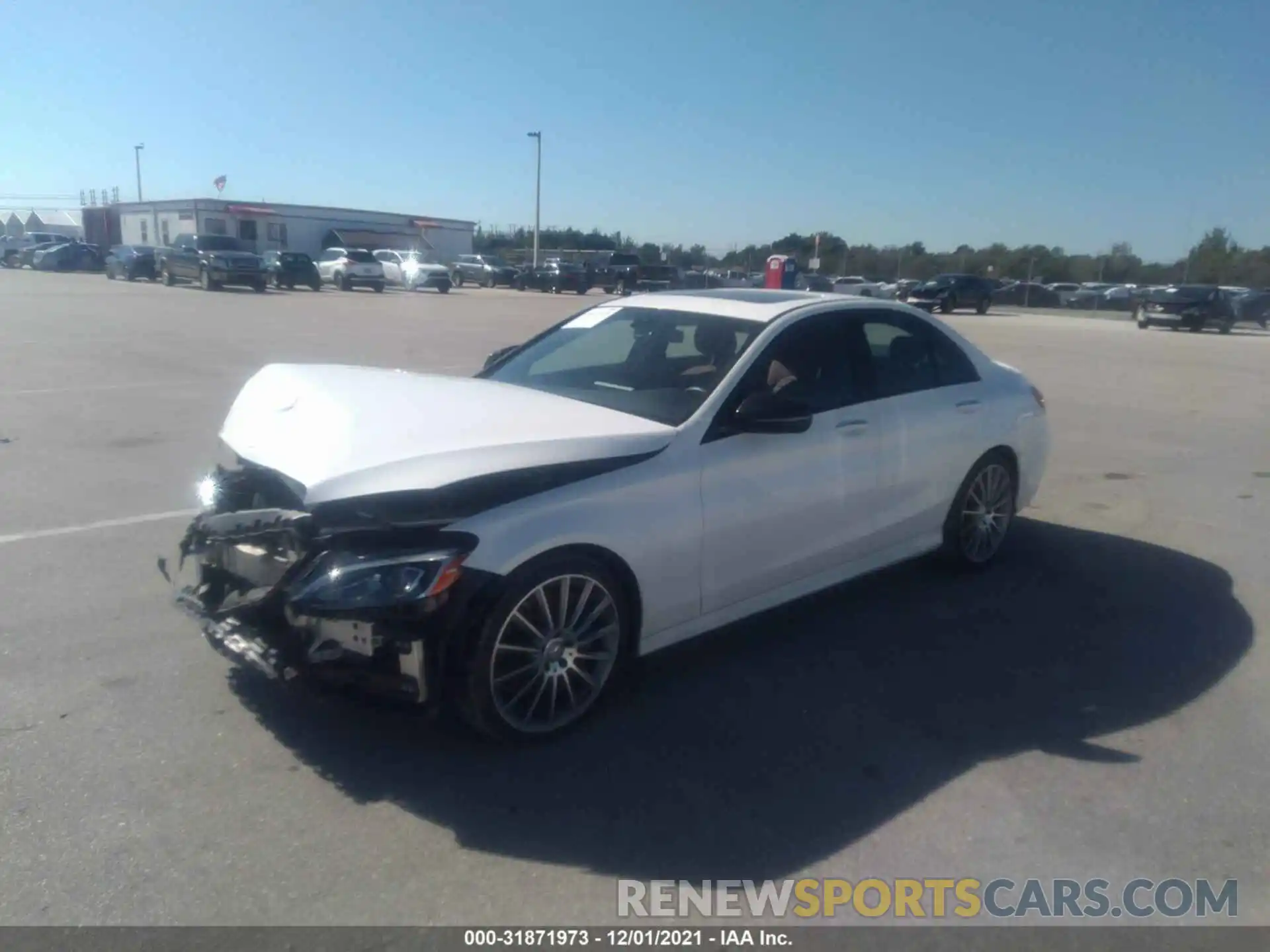 2 Photograph of a damaged car 55SWF8DB7KU318008 MERCEDES-BENZ C-CLASS 2019