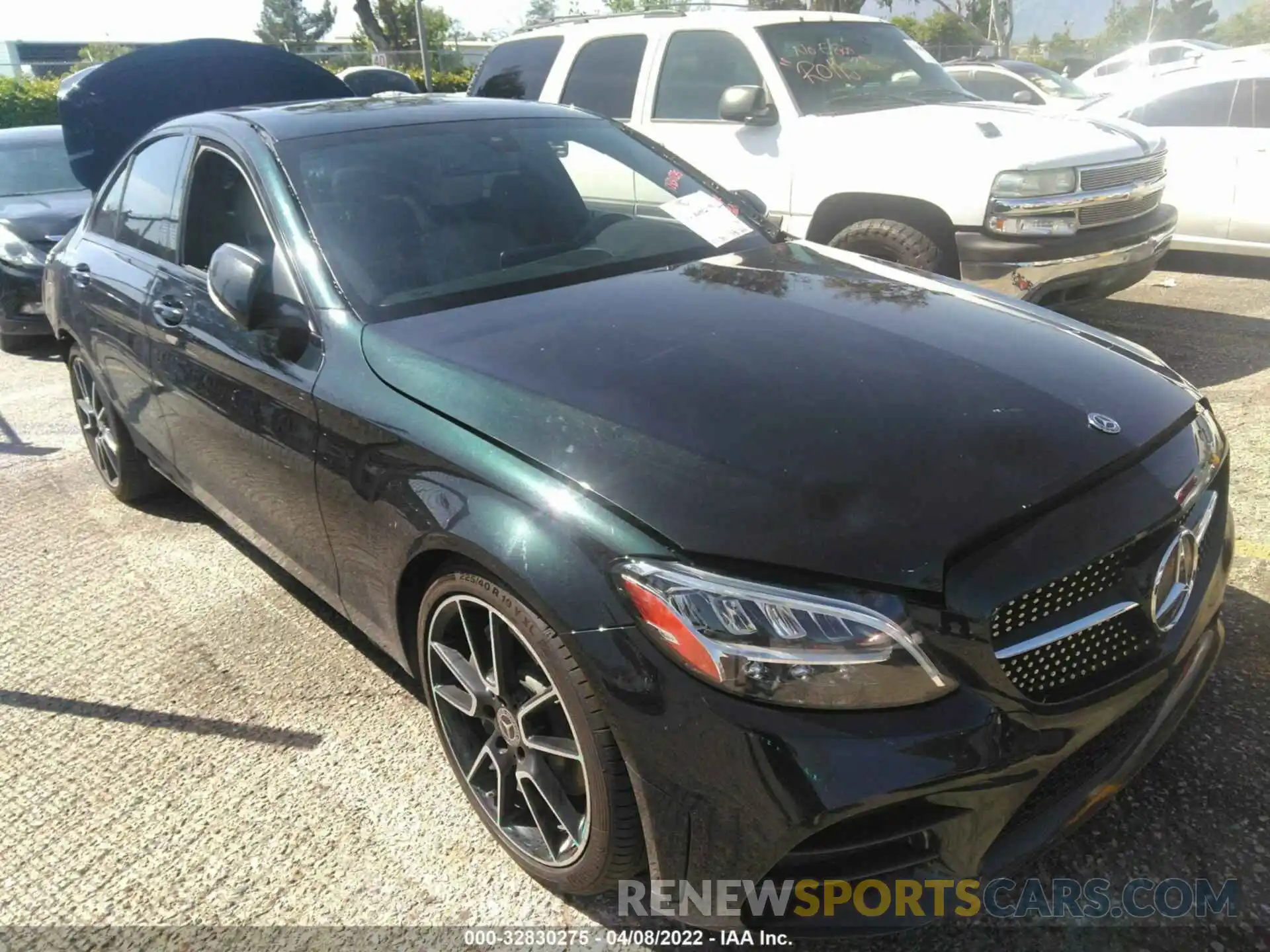 1 Photograph of a damaged car 55SWF8DB7KU319028 MERCEDES-BENZ C-CLASS 2019