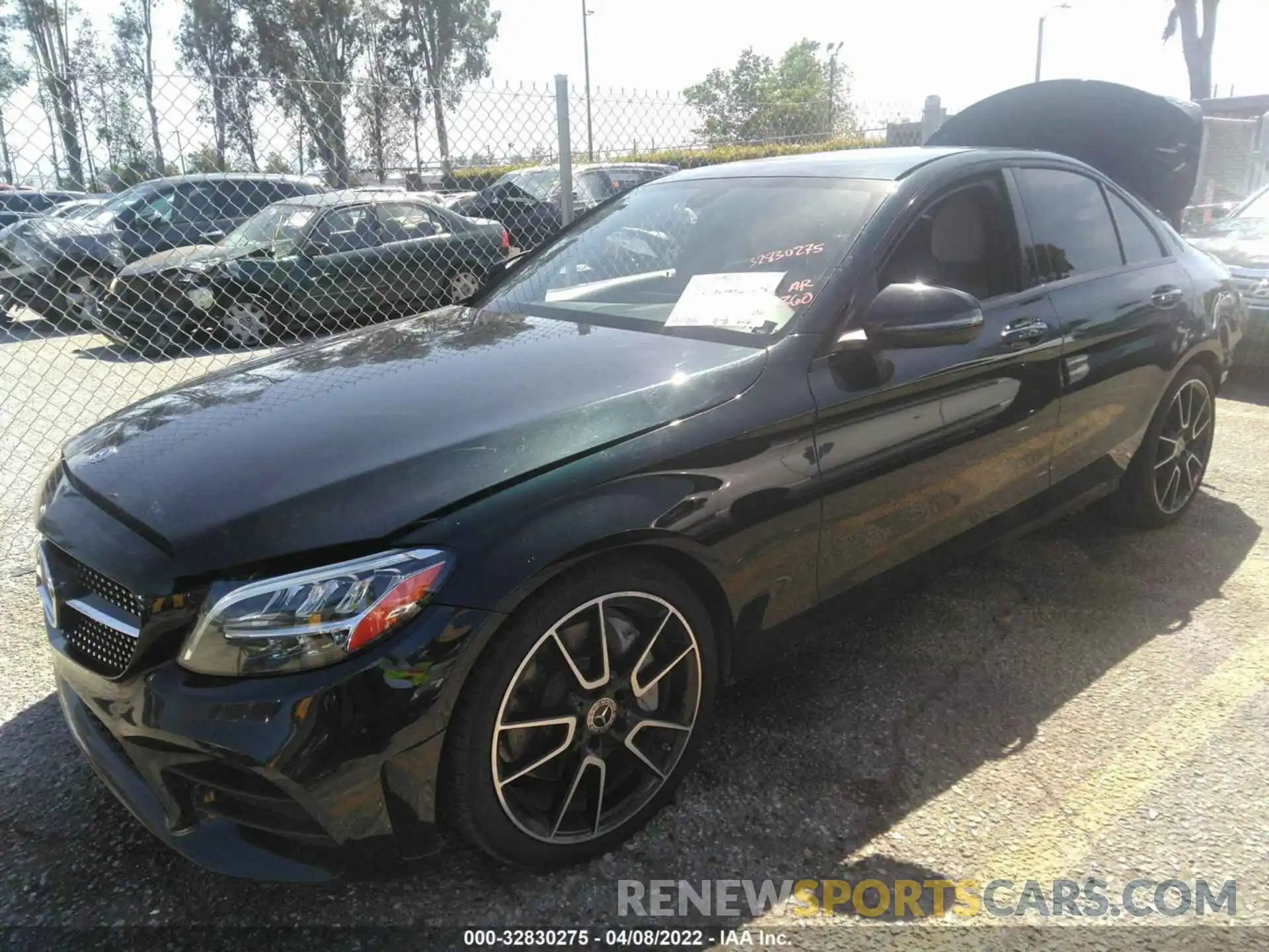 2 Photograph of a damaged car 55SWF8DB7KU319028 MERCEDES-BENZ C-CLASS 2019