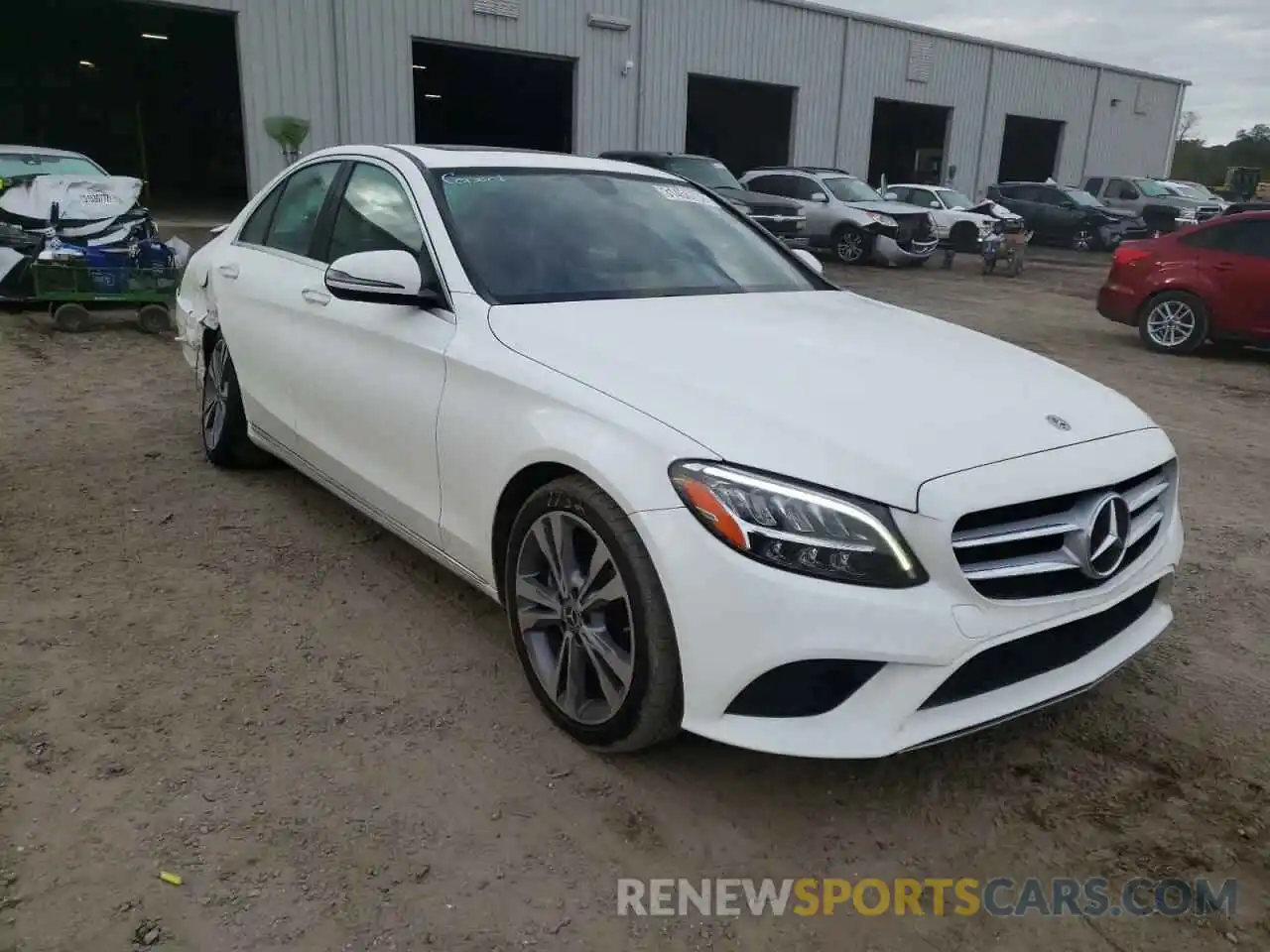 1 Photograph of a damaged car 55SWF8DB7KU319577 MERCEDES-BENZ C-CLASS 2019