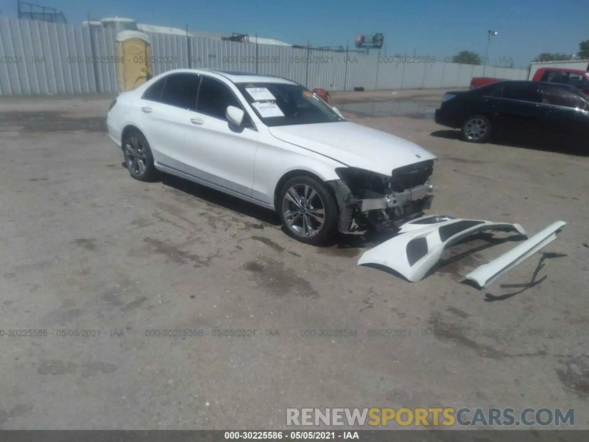 1 Photograph of a damaged car 55SWF8DB7KU321846 MERCEDES-BENZ C-CLASS 2019