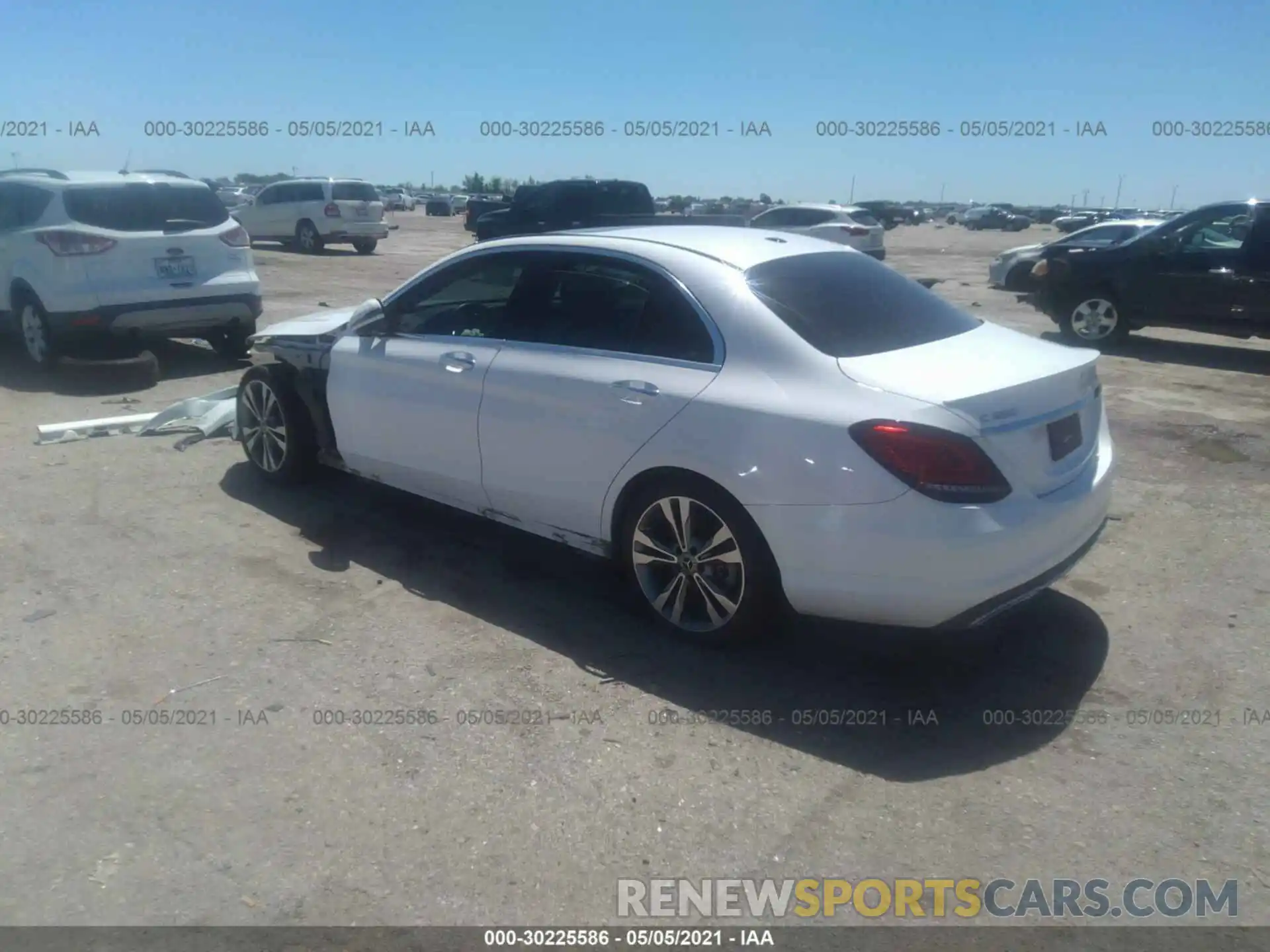 3 Photograph of a damaged car 55SWF8DB7KU321846 MERCEDES-BENZ C-CLASS 2019