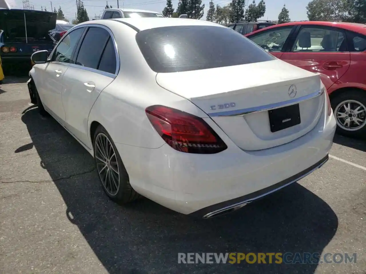 3 Photograph of a damaged car 55SWF8DB8KU287044 MERCEDES-BENZ C-CLASS 2019