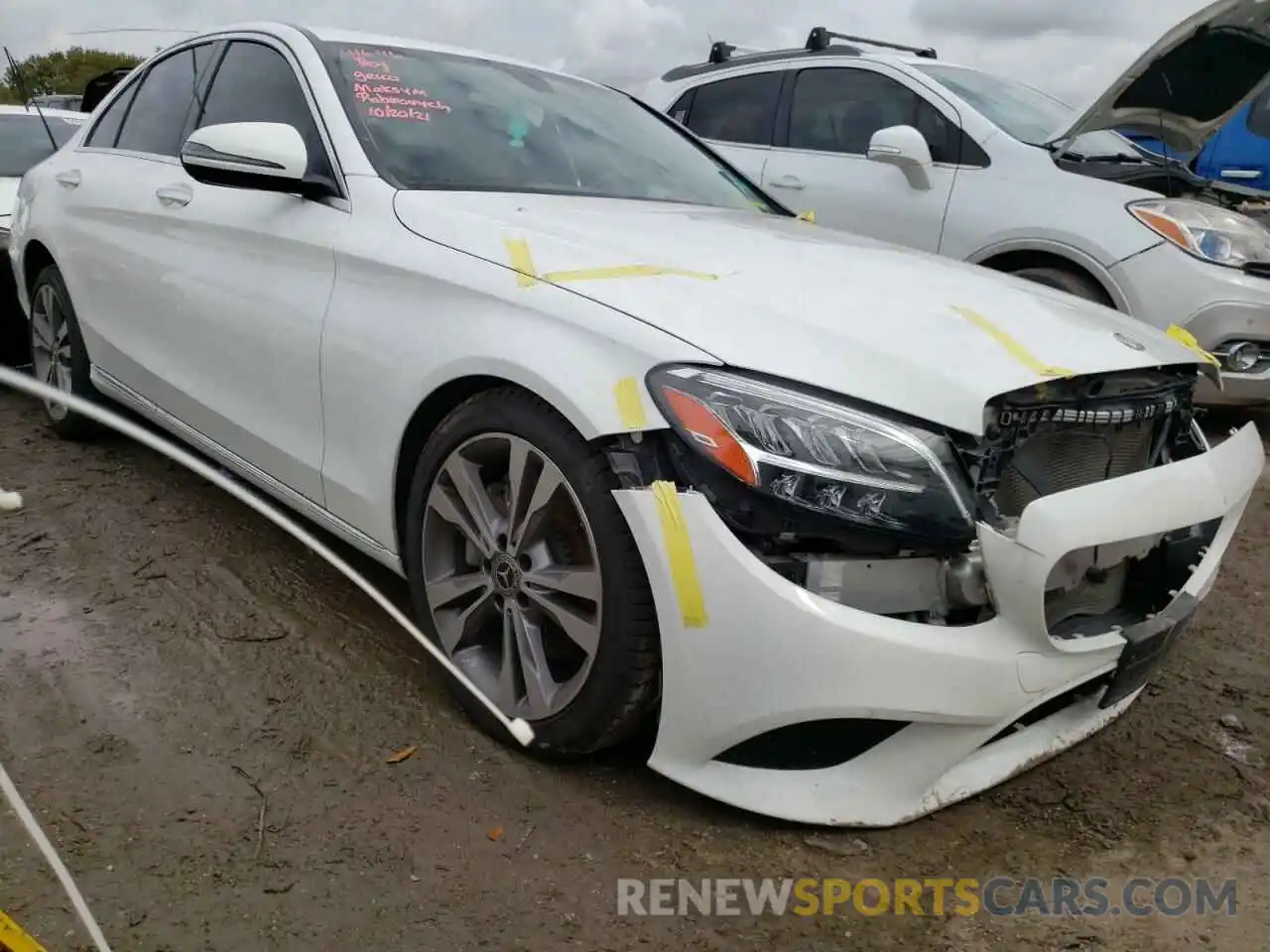 1 Photograph of a damaged car 55SWF8DB8KU289750 MERCEDES-BENZ C-CLASS 2019