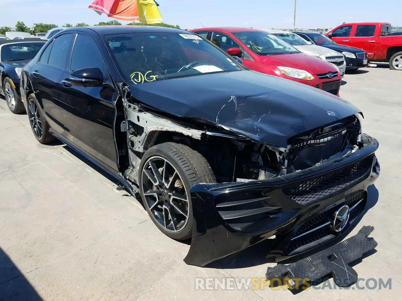 1 Photograph of a damaged car 55SWF8DB8KU290090 MERCEDES-BENZ C CLASS 2019