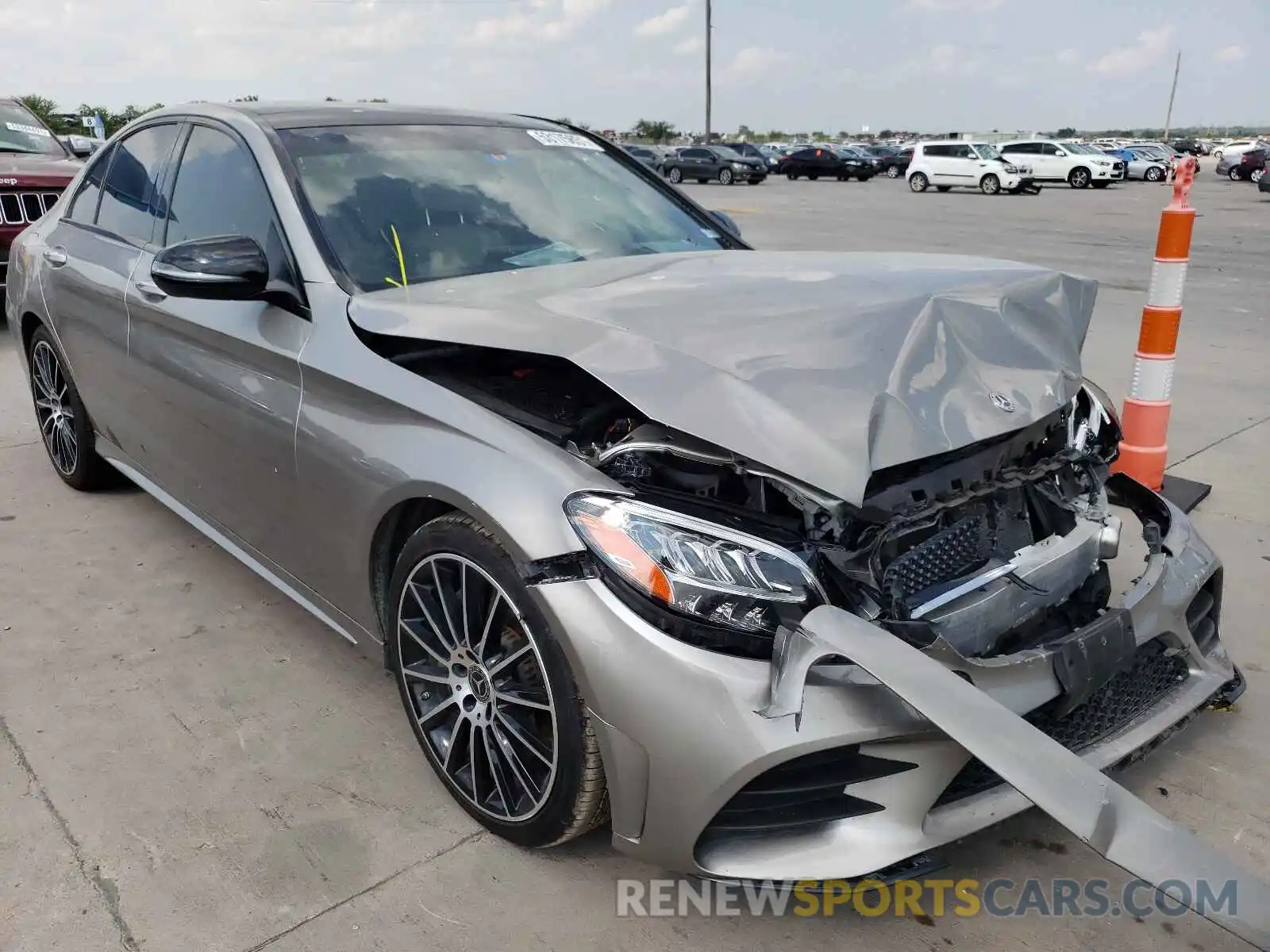 1 Photograph of a damaged car 55SWF8DB8KU291241 MERCEDES-BENZ C-CLASS 2019