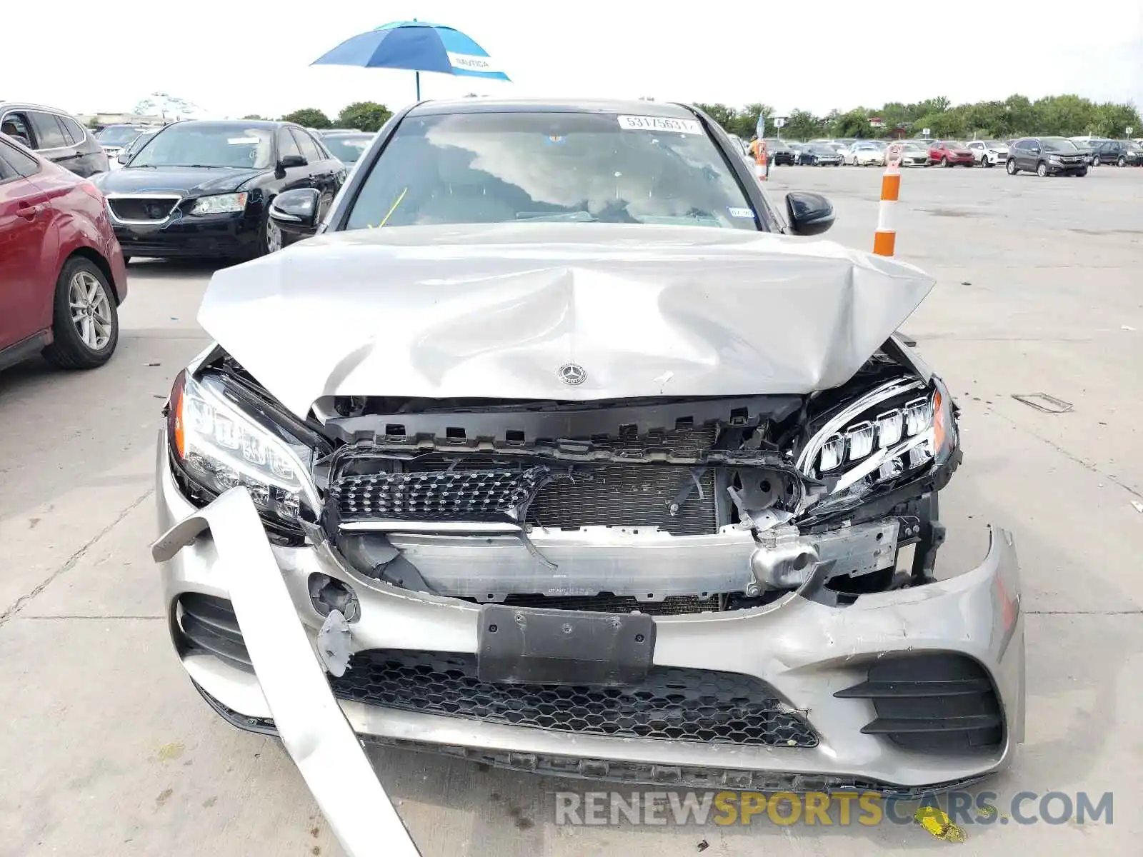 9 Photograph of a damaged car 55SWF8DB8KU291241 MERCEDES-BENZ C-CLASS 2019