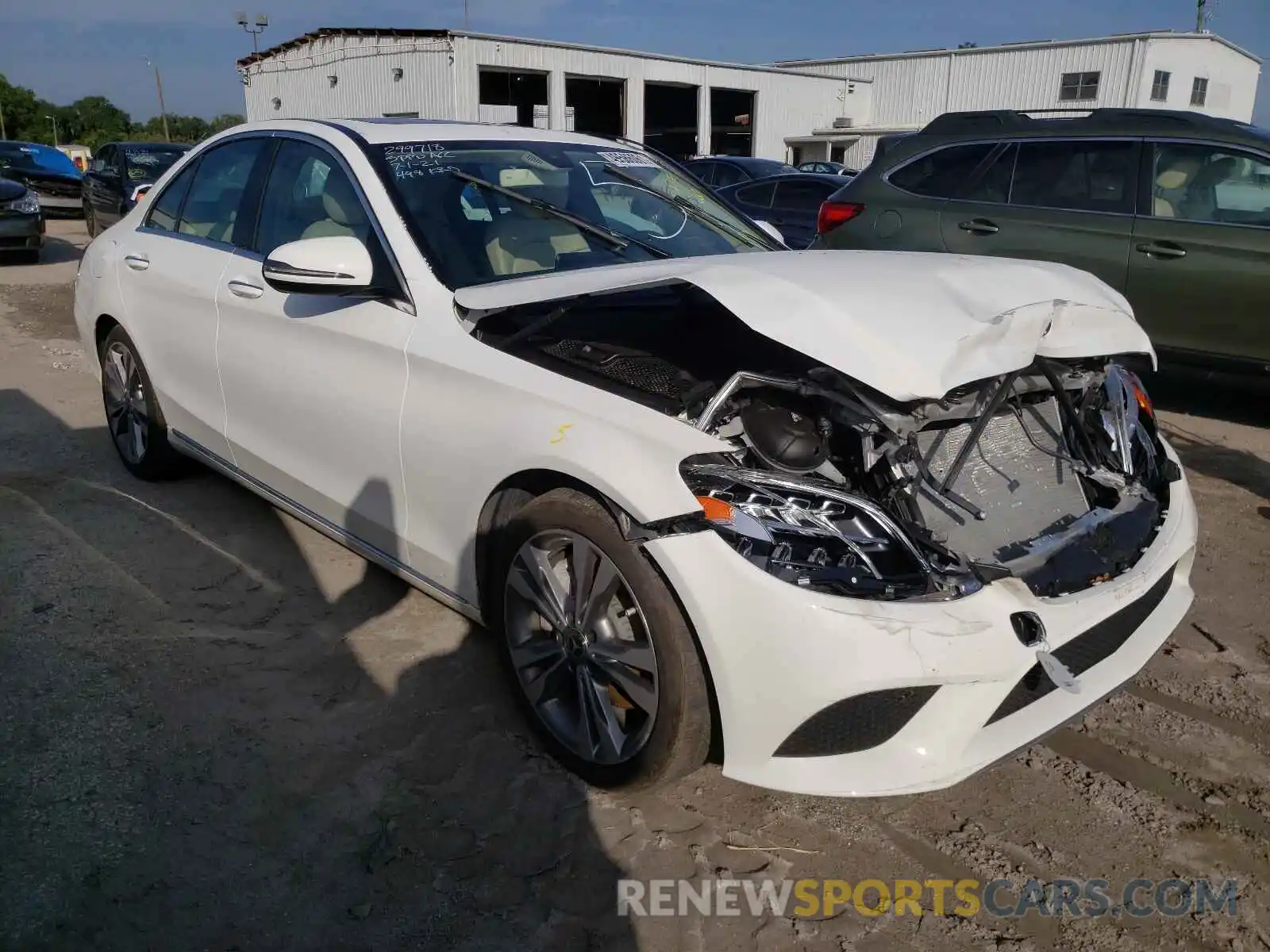 1 Photograph of a damaged car 55SWF8DB8KU294852 MERCEDES-BENZ C-CLASS 2019