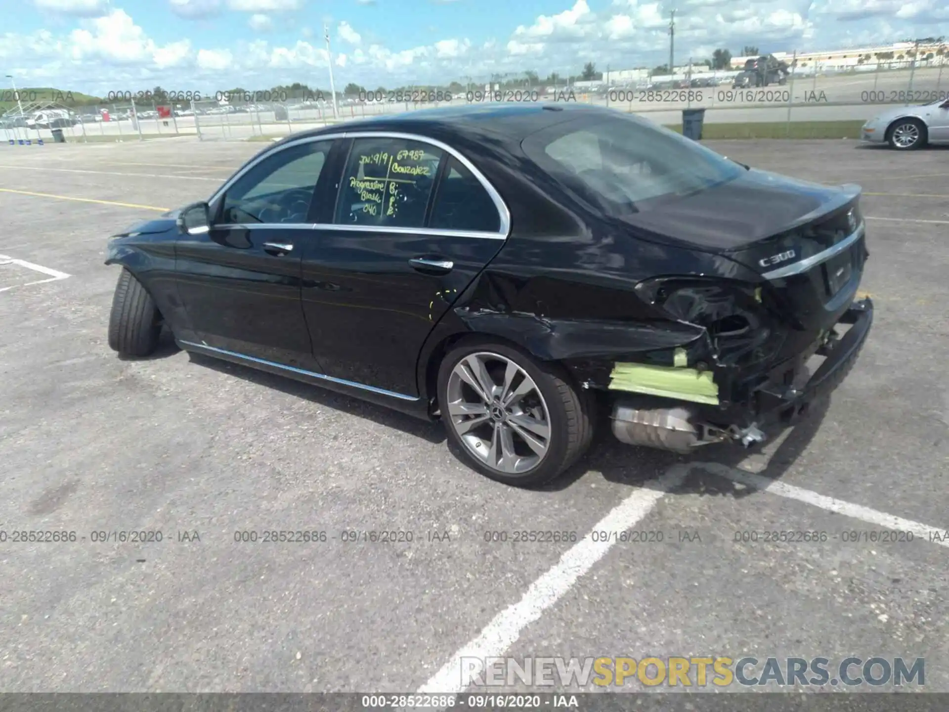 3 Photograph of a damaged car 55SWF8DB8KU295659 MERCEDES-BENZ C-CLASS 2019