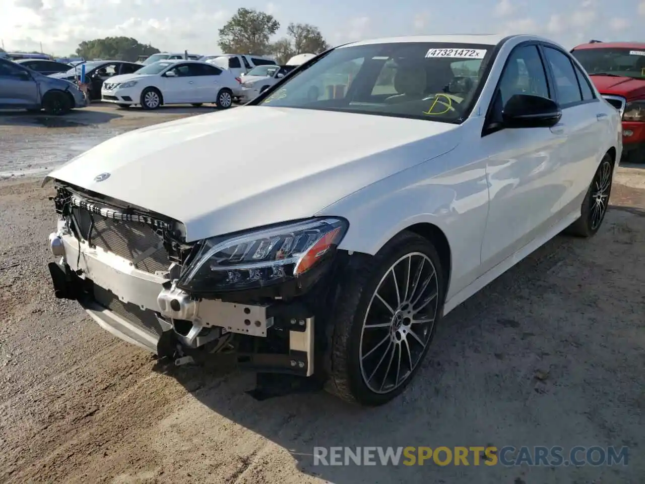 2 Photograph of a damaged car 55SWF8DB8KU297573 MERCEDES-BENZ C-CLASS 2019