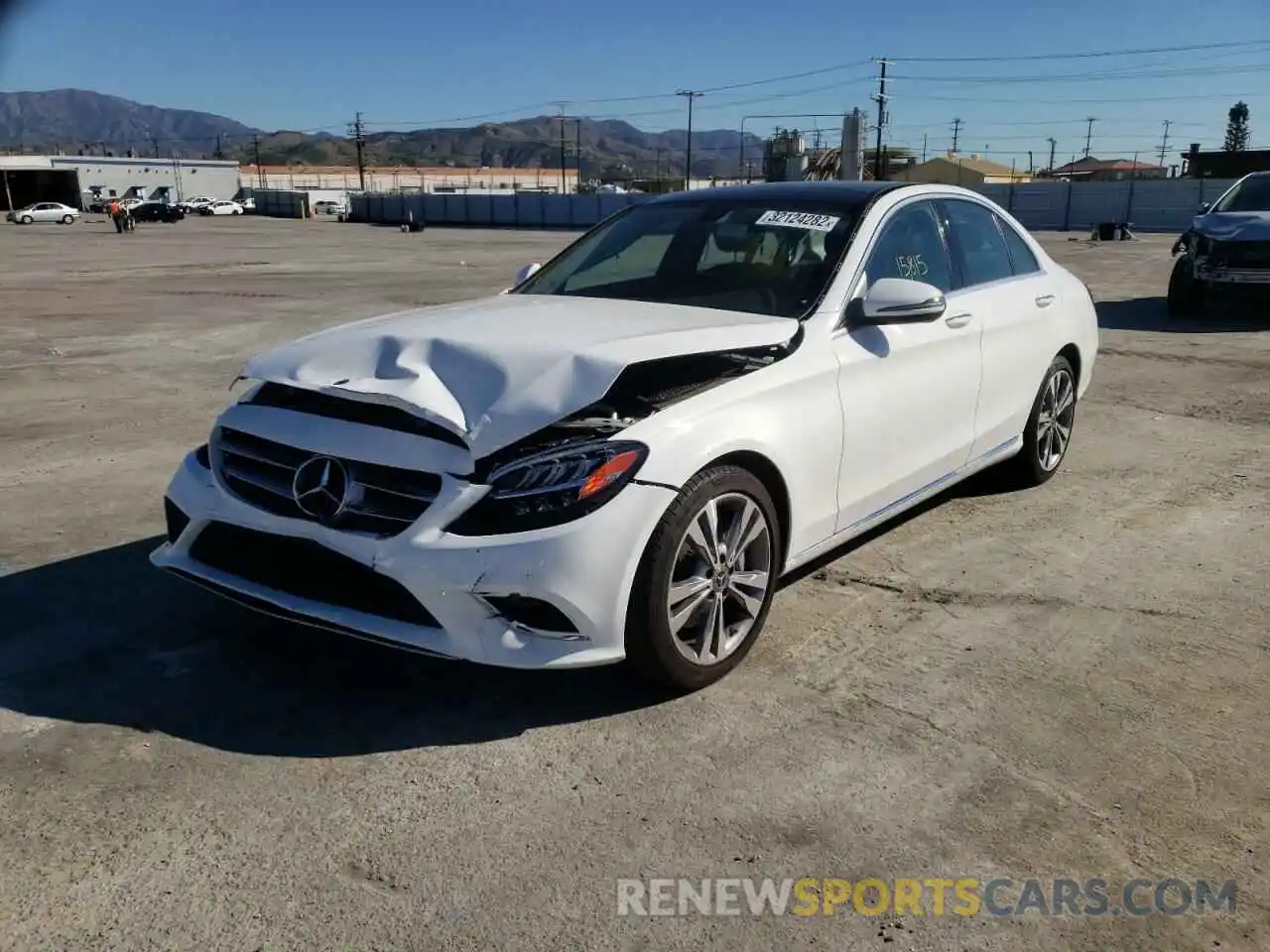 2 Photograph of a damaged car 55SWF8DB8KU299484 MERCEDES-BENZ C-CLASS 2019