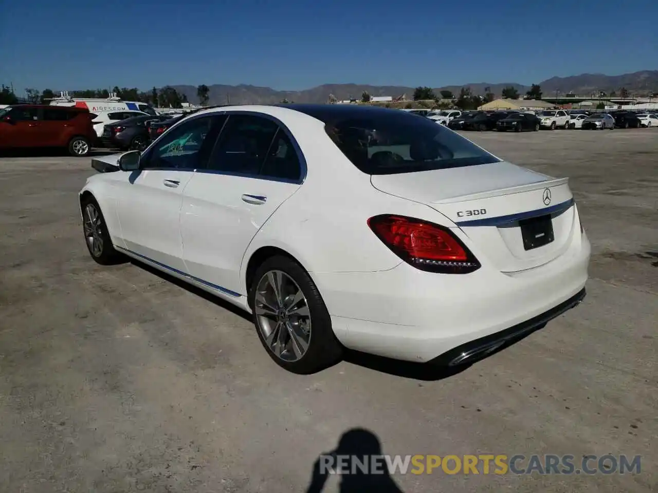 3 Photograph of a damaged car 55SWF8DB8KU299484 MERCEDES-BENZ C-CLASS 2019