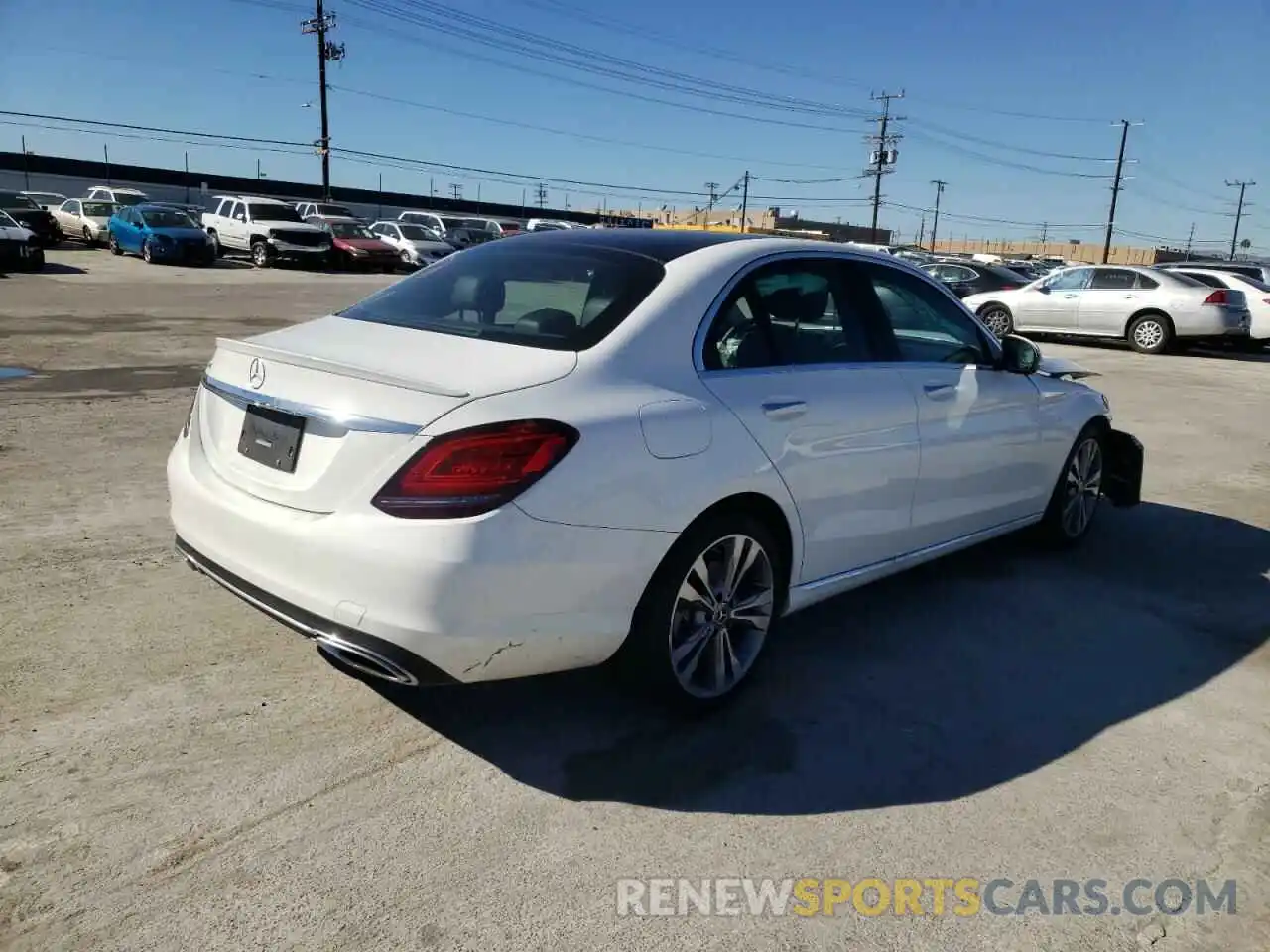 4 Photograph of a damaged car 55SWF8DB8KU299484 MERCEDES-BENZ C-CLASS 2019