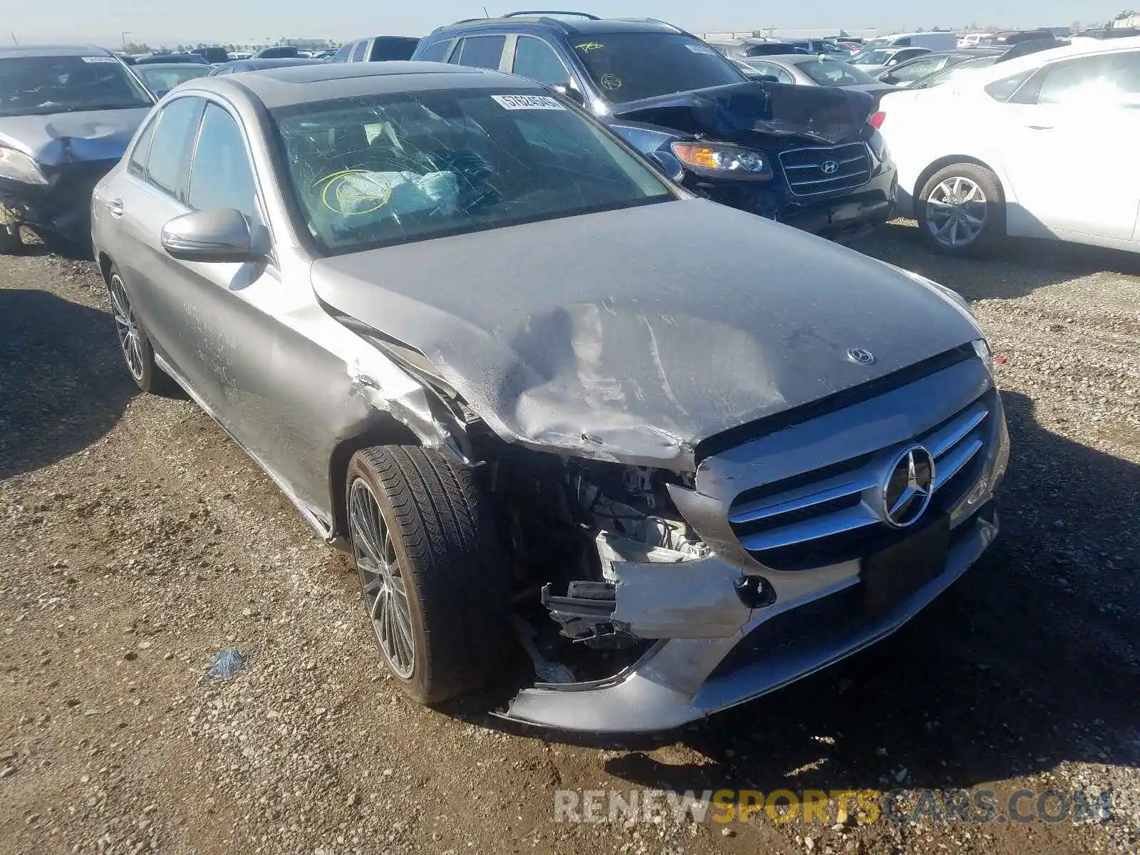 1 Photograph of a damaged car 55SWF8DB8KU299811 MERCEDES-BENZ C CLASS 2019