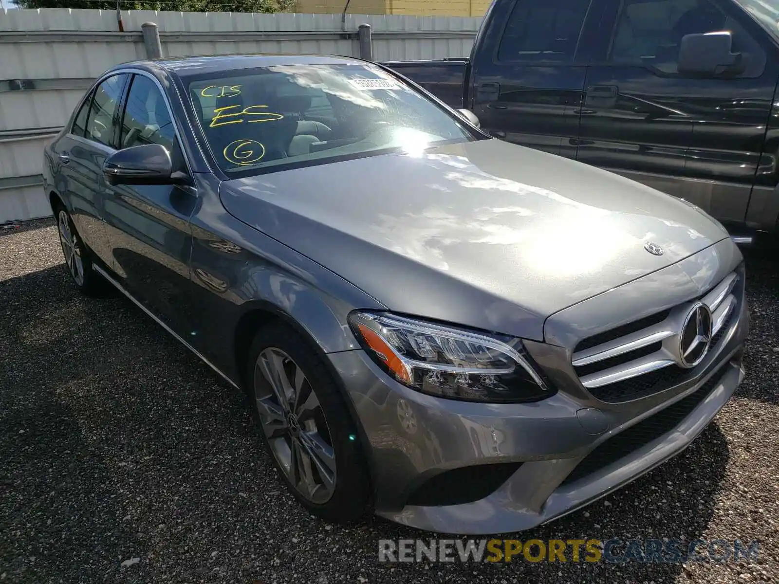 1 Photograph of a damaged car 55SWF8DB8KU305736 MERCEDES-BENZ C CLASS 2019