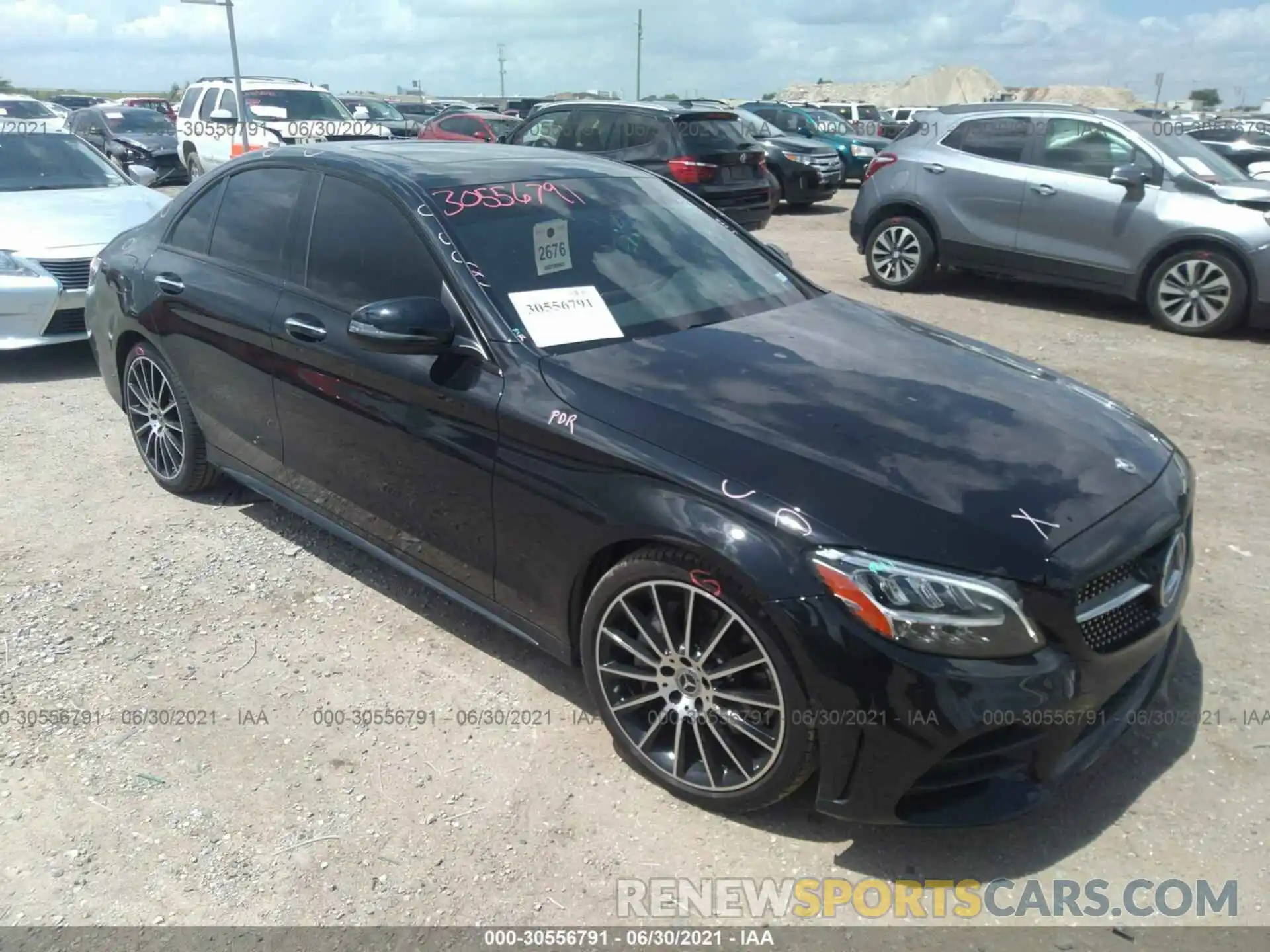 1 Photograph of a damaged car 55SWF8DB8KU308734 MERCEDES-BENZ C-CLASS 2019