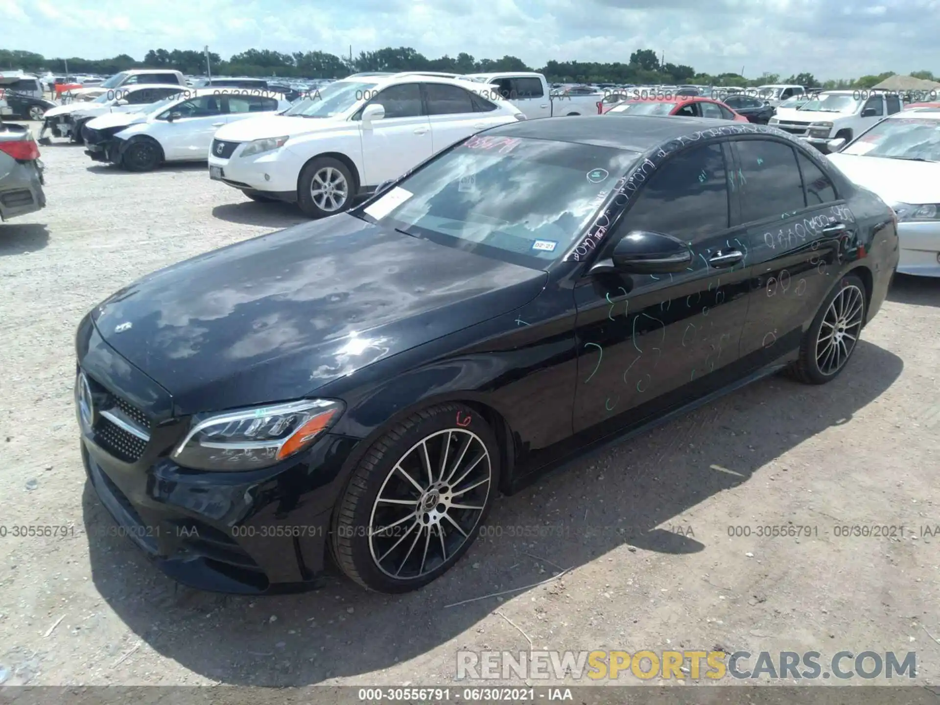 2 Photograph of a damaged car 55SWF8DB8KU308734 MERCEDES-BENZ C-CLASS 2019