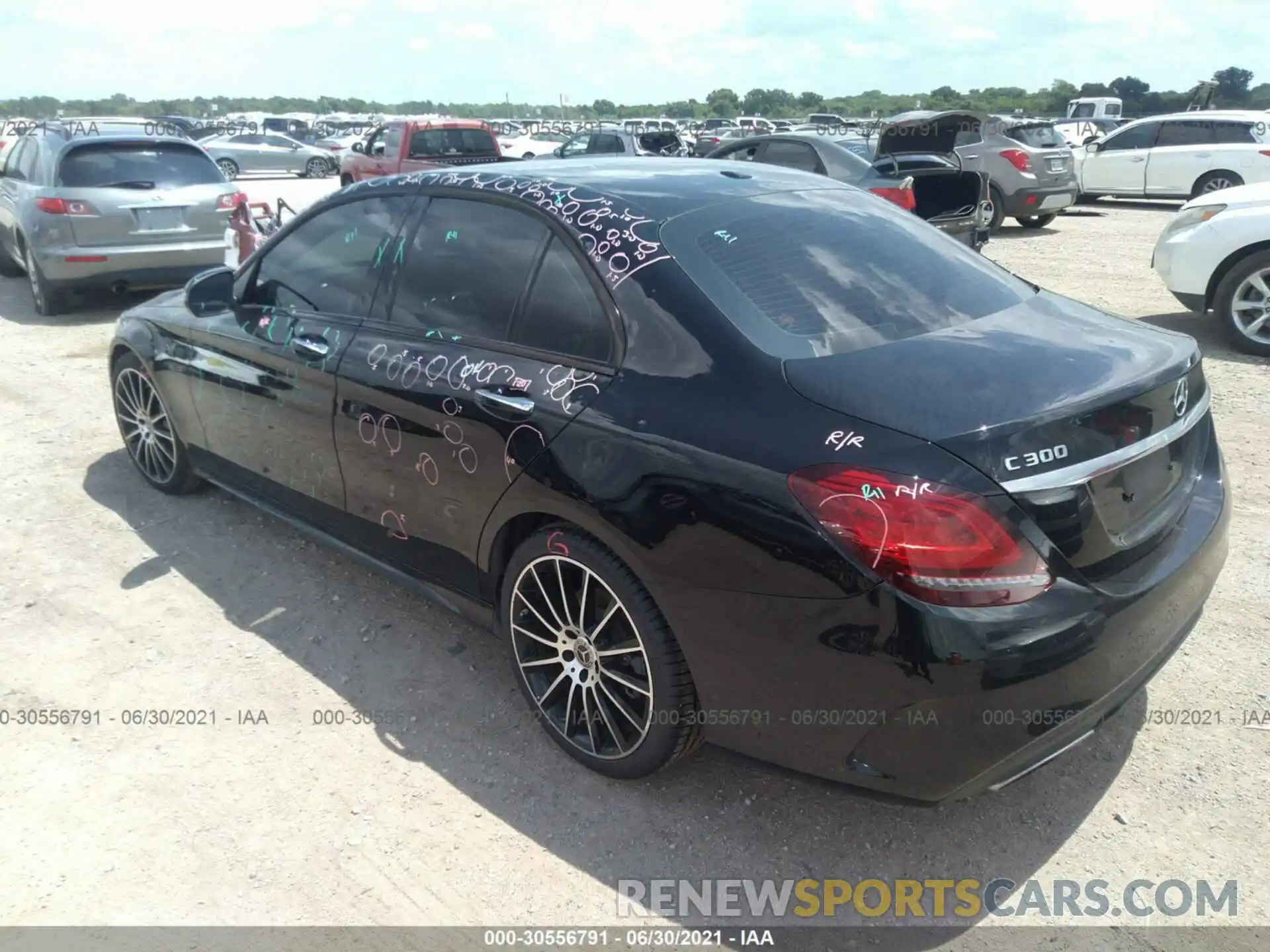 3 Photograph of a damaged car 55SWF8DB8KU308734 MERCEDES-BENZ C-CLASS 2019