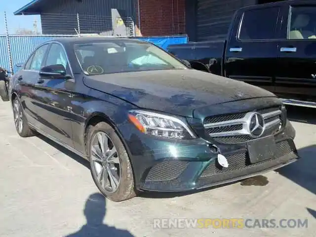 1 Photograph of a damaged car 55SWF8DB8KU309351 MERCEDES-BENZ C CLASS 2019